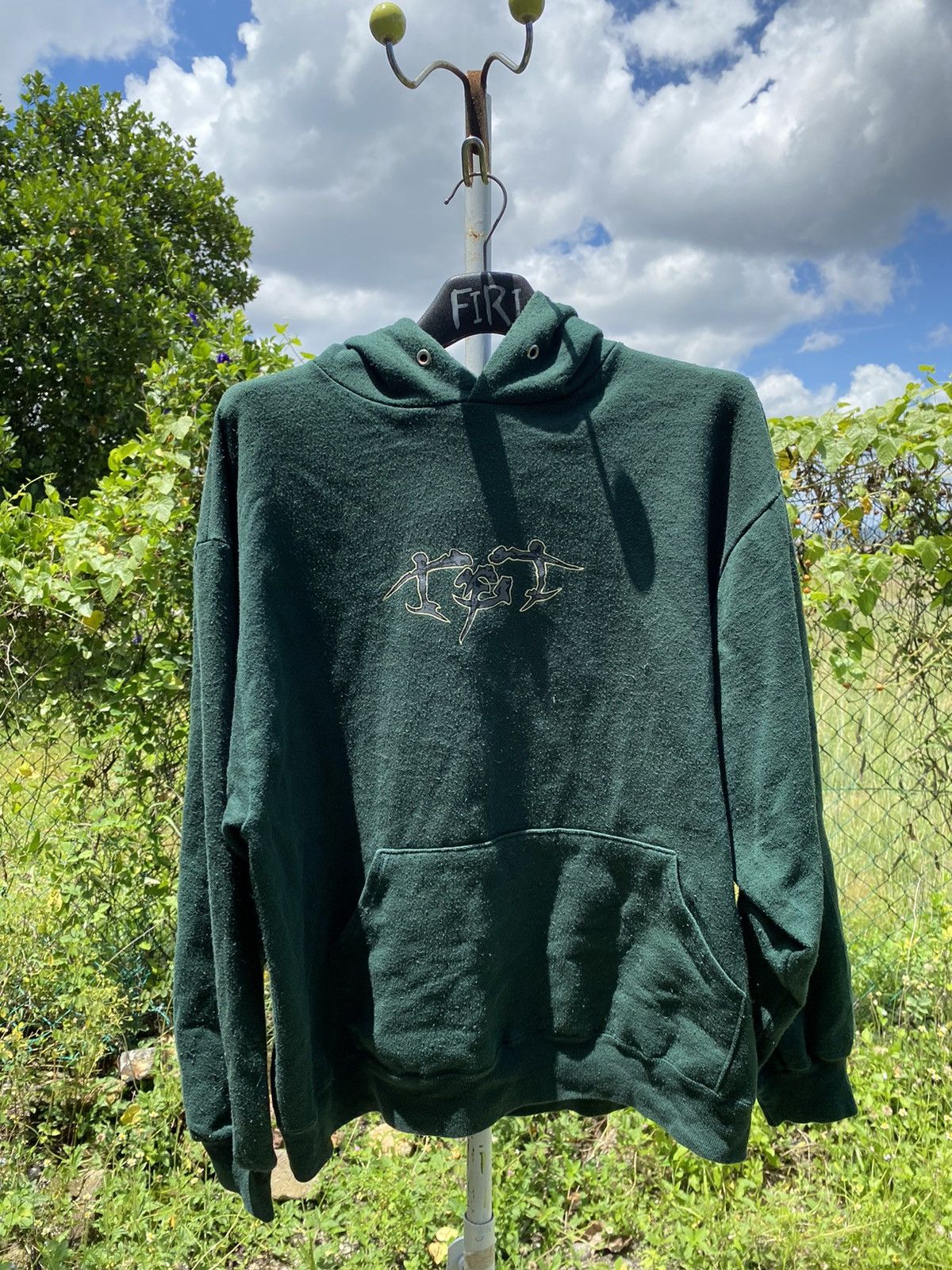 Vintage Distressed Hawaiian To The Bone Hoodie Surf Design