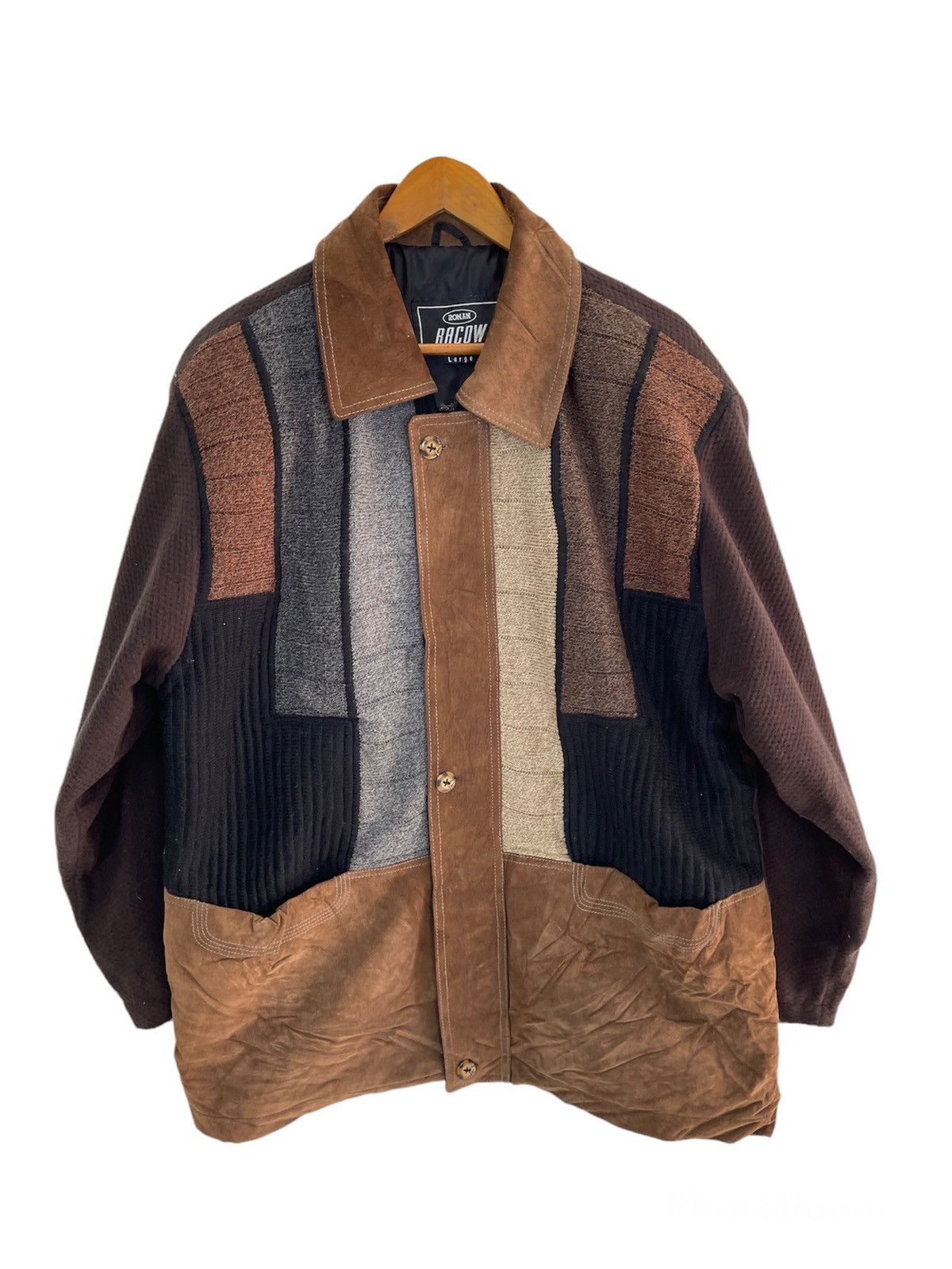 Japanese Brand Vintage ROMAN RACOW WINTER JACKET Size US L / EU 52-54 / 3 - 1 Thumbnail