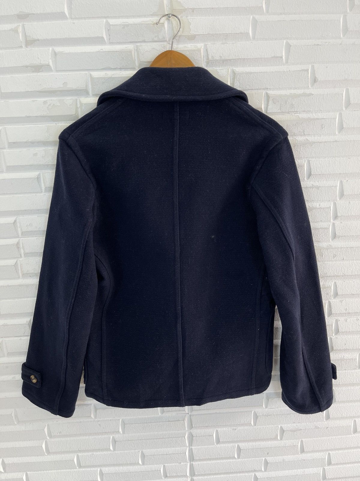 45rpm Vintage Kapital Designer 45rpm Dyed Indigo Wool Caban Size US S / EU 44-46 / 1 - 3 Thumbnail