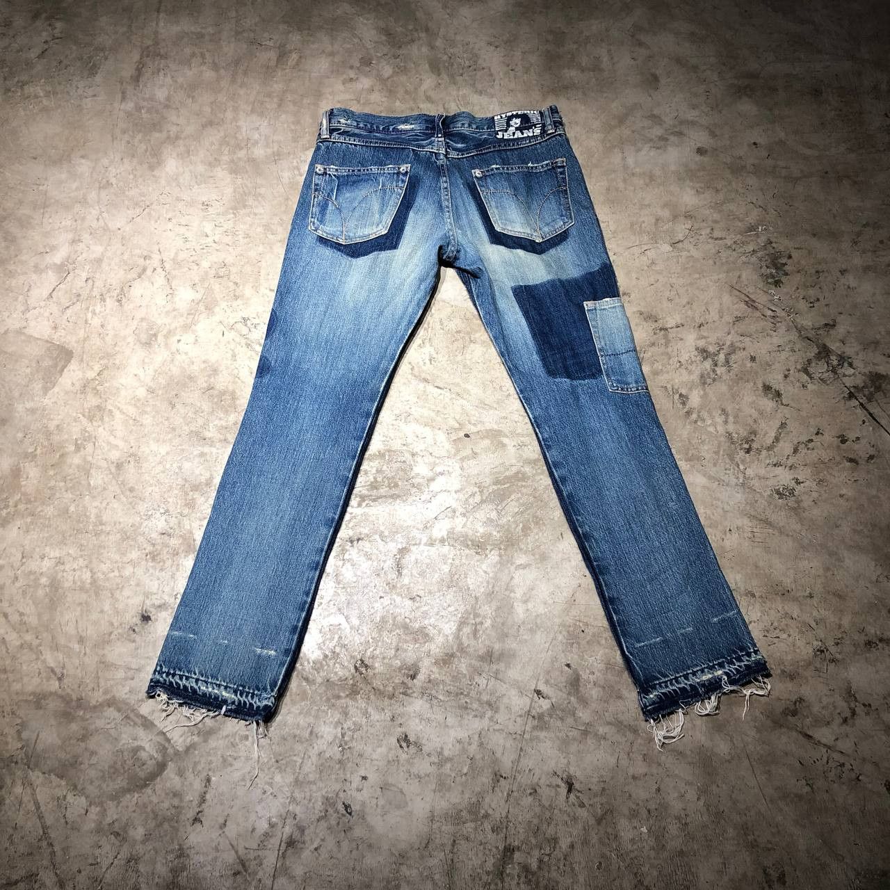 パンツ HYSTERIC GLAMOUR straight studded denim Pre-owned] Hysteric Glamour Studded denim pants – Archive Factory