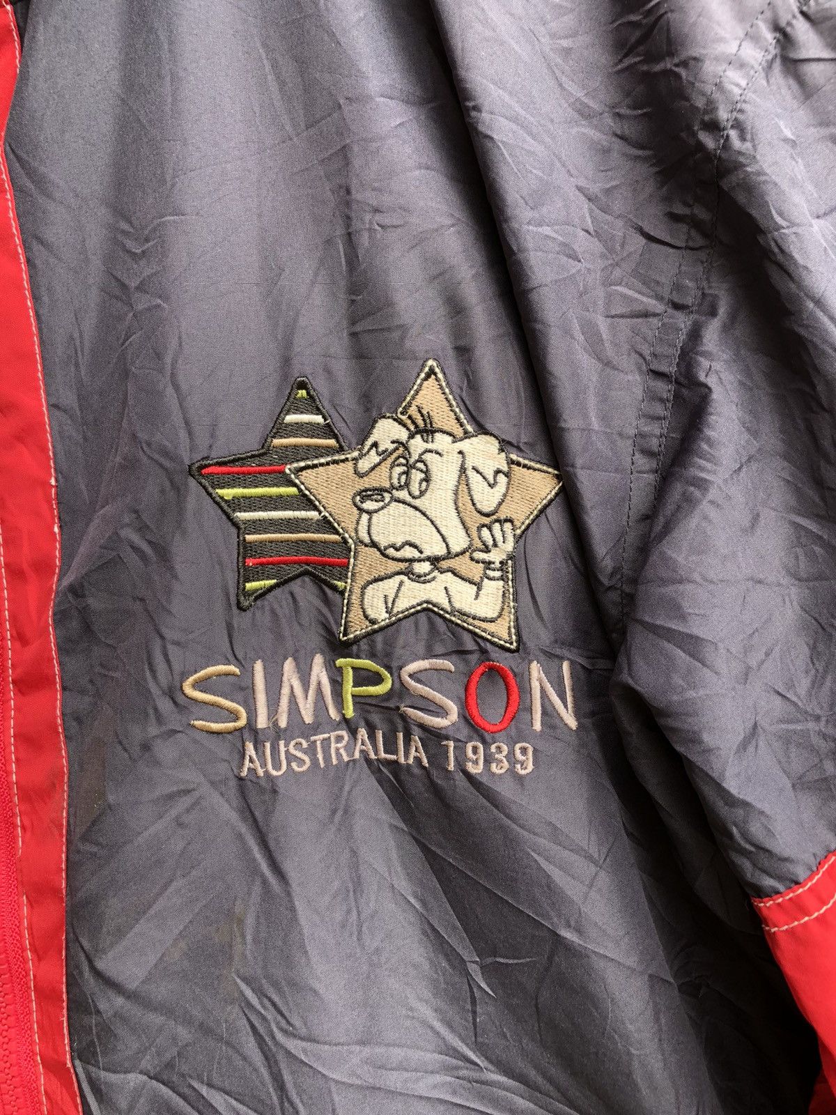 Vintage Simpson Reversible Jacket Embroidery design