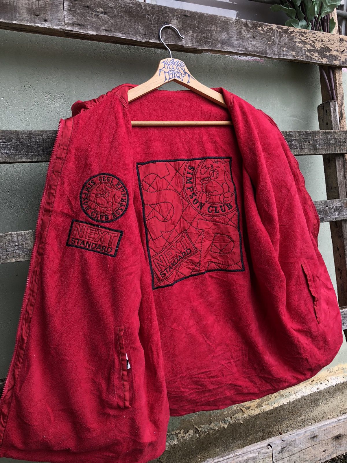Vintage Simpson Reversible Jacket Embroidery design