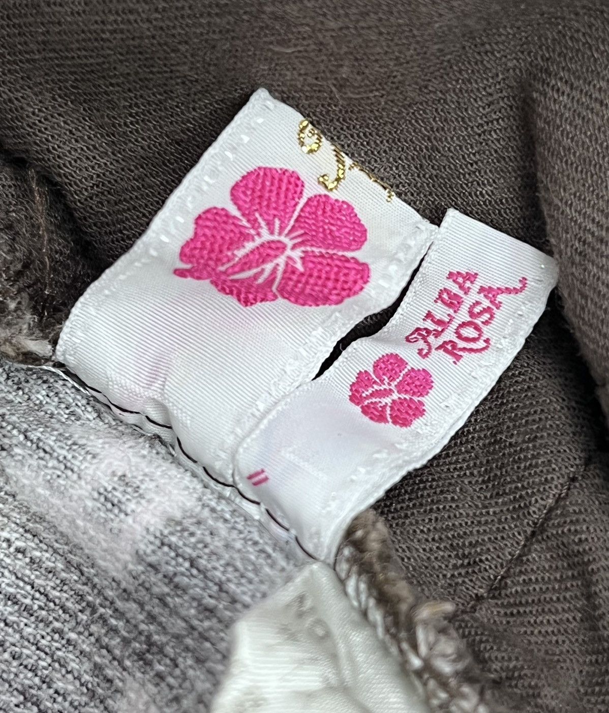 ALBA DOPE🔥ALBA ROSSA Hibiscus Monogram Corduroy Flare Pants Size US 28 / EU 44 - 8 Thumbnail