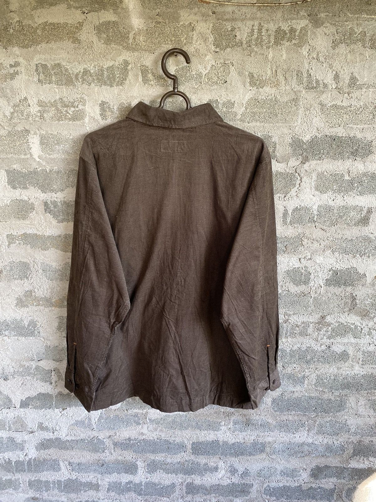 Kansai Yamamoto Vintage Kansai Yamamoto Zip Up Long Sleeve Shirt Size US M / EU 48-50 / 2 - 9 Thumbnail