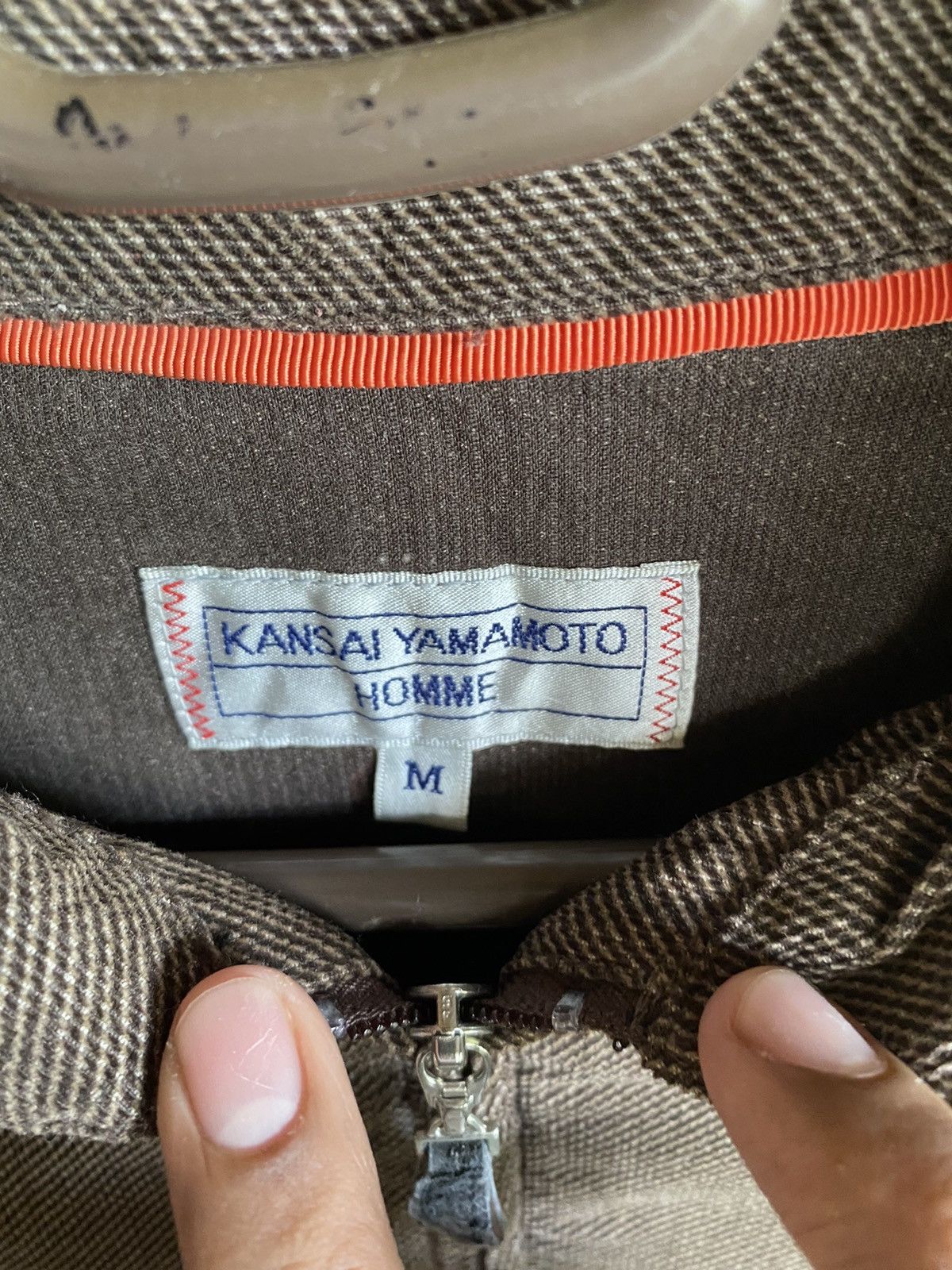 Kansai Yamamoto Vintage Kansai Yamamoto Zip Up Long Sleeve Shirt Size US M / EU 48-50 / 2 - 10 Thumbnail