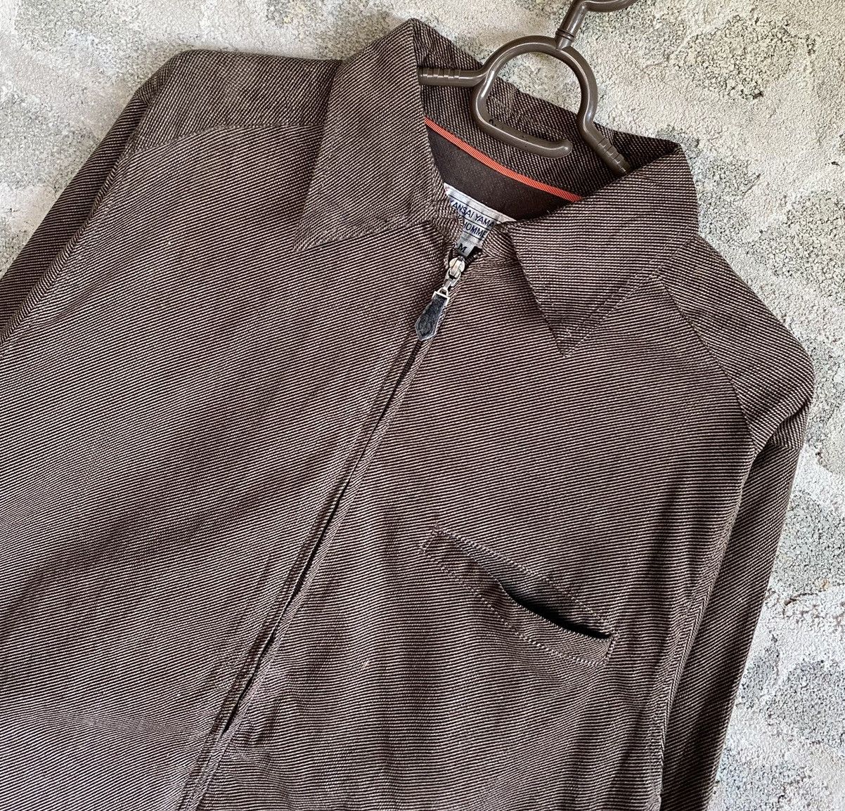 Kansai Yamamoto Vintage Kansai Yamamoto Zip Up Long Sleeve Shirt Size US M / EU 48-50 / 2 - 4 Thumbnail