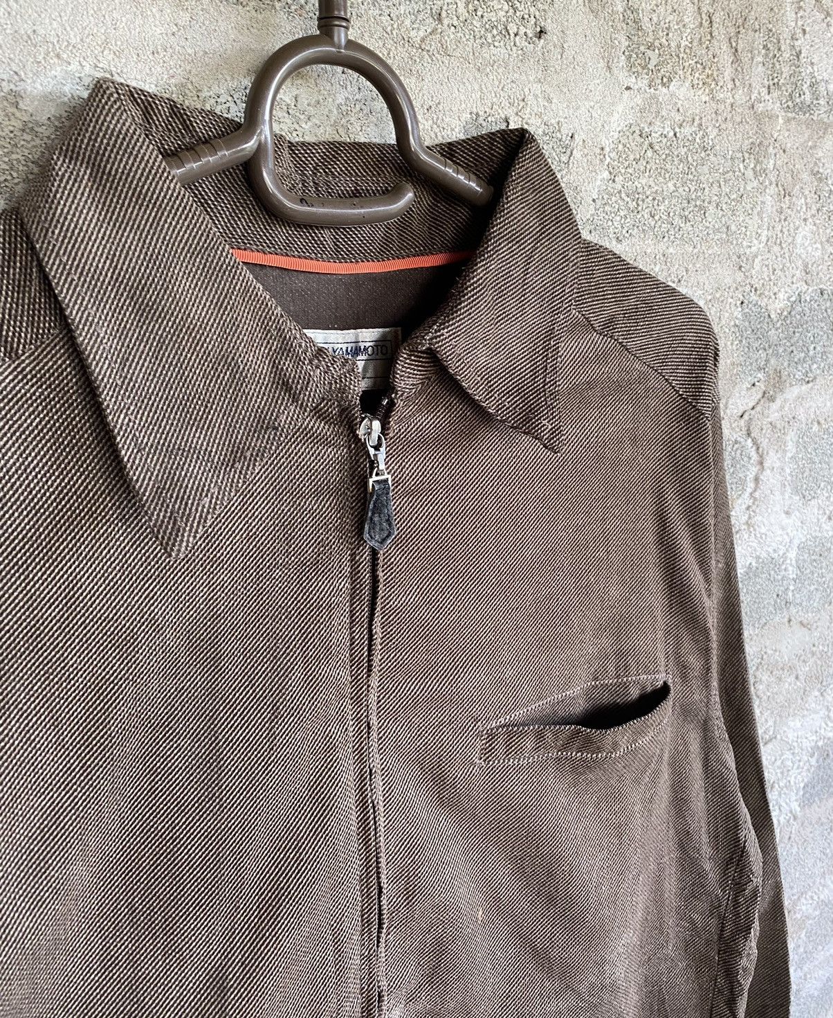 Kansai Yamamoto Vintage Kansai Yamamoto Zip Up Long Sleeve Shirt Size US M / EU 48-50 / 2 - 6 Thumbnail