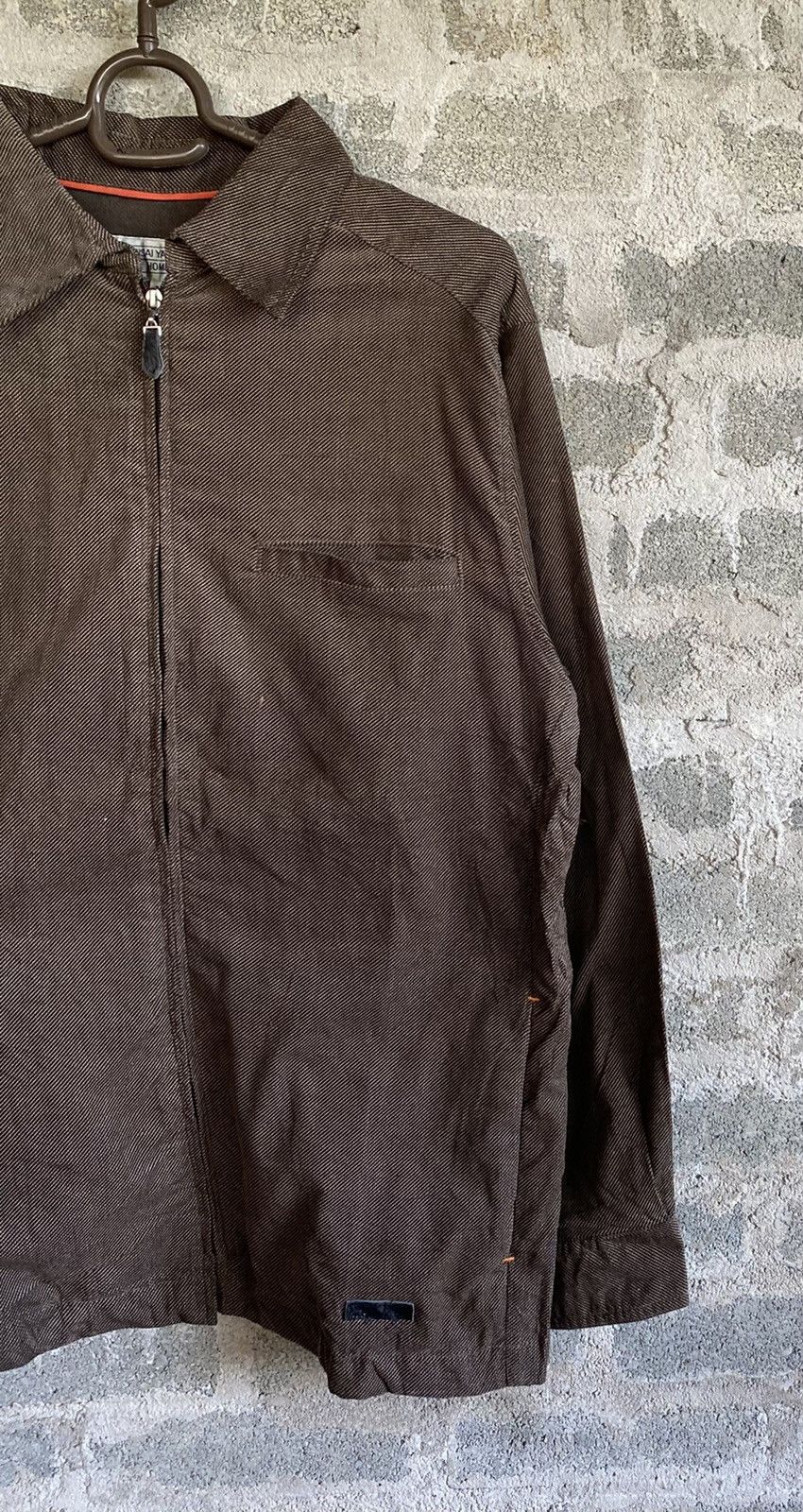 Kansai Yamamoto Vintage Kansai Yamamoto Zip Up Long Sleeve Shirt Size US M / EU 48-50 / 2 - 2 Thumbnail