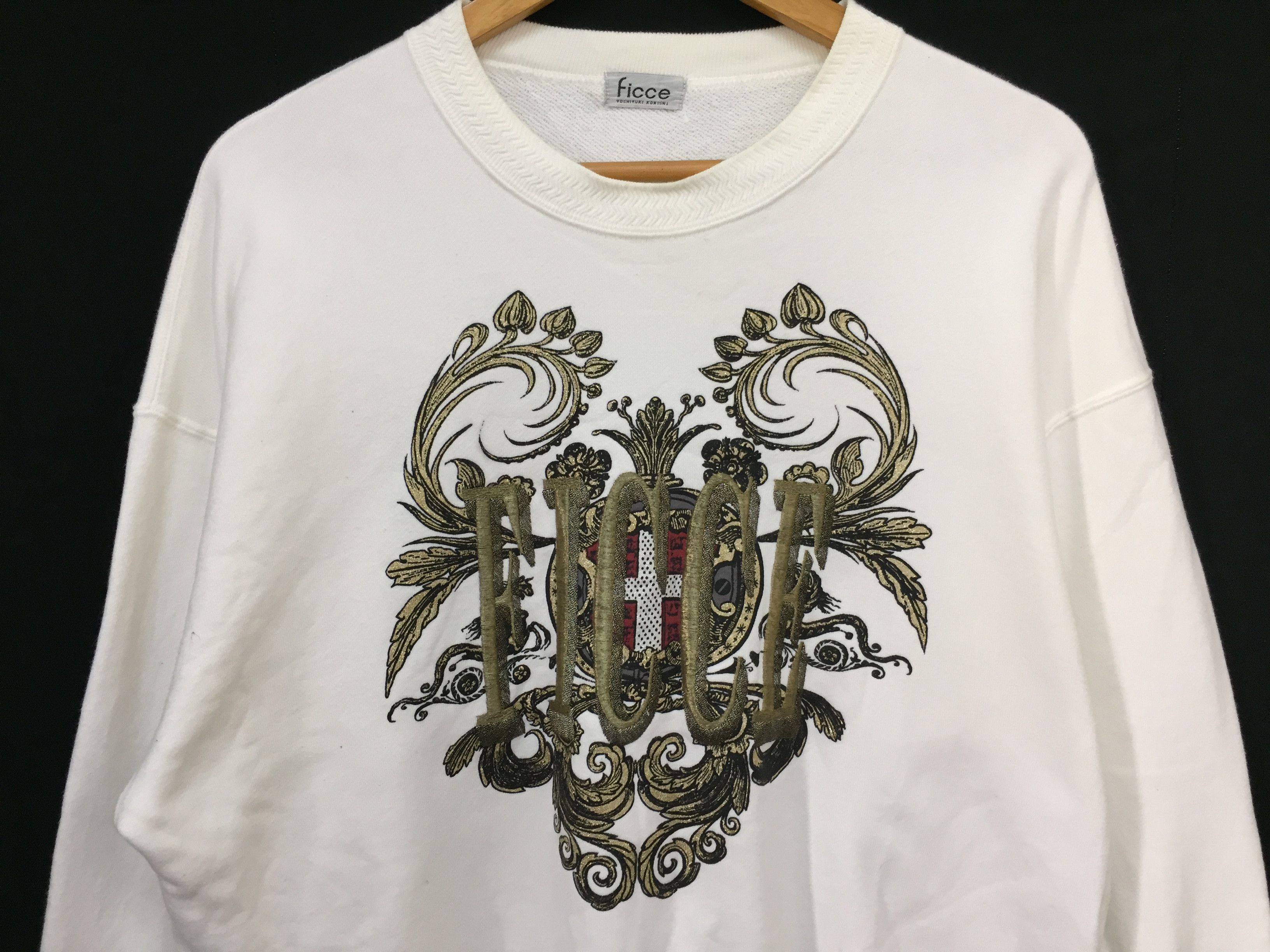 Yoshiyuki Konishi 90's FICCE Yoshiyuki Konishi embordered cross logo Size US M / EU 48-50 / 2 - 4 Thumbnail