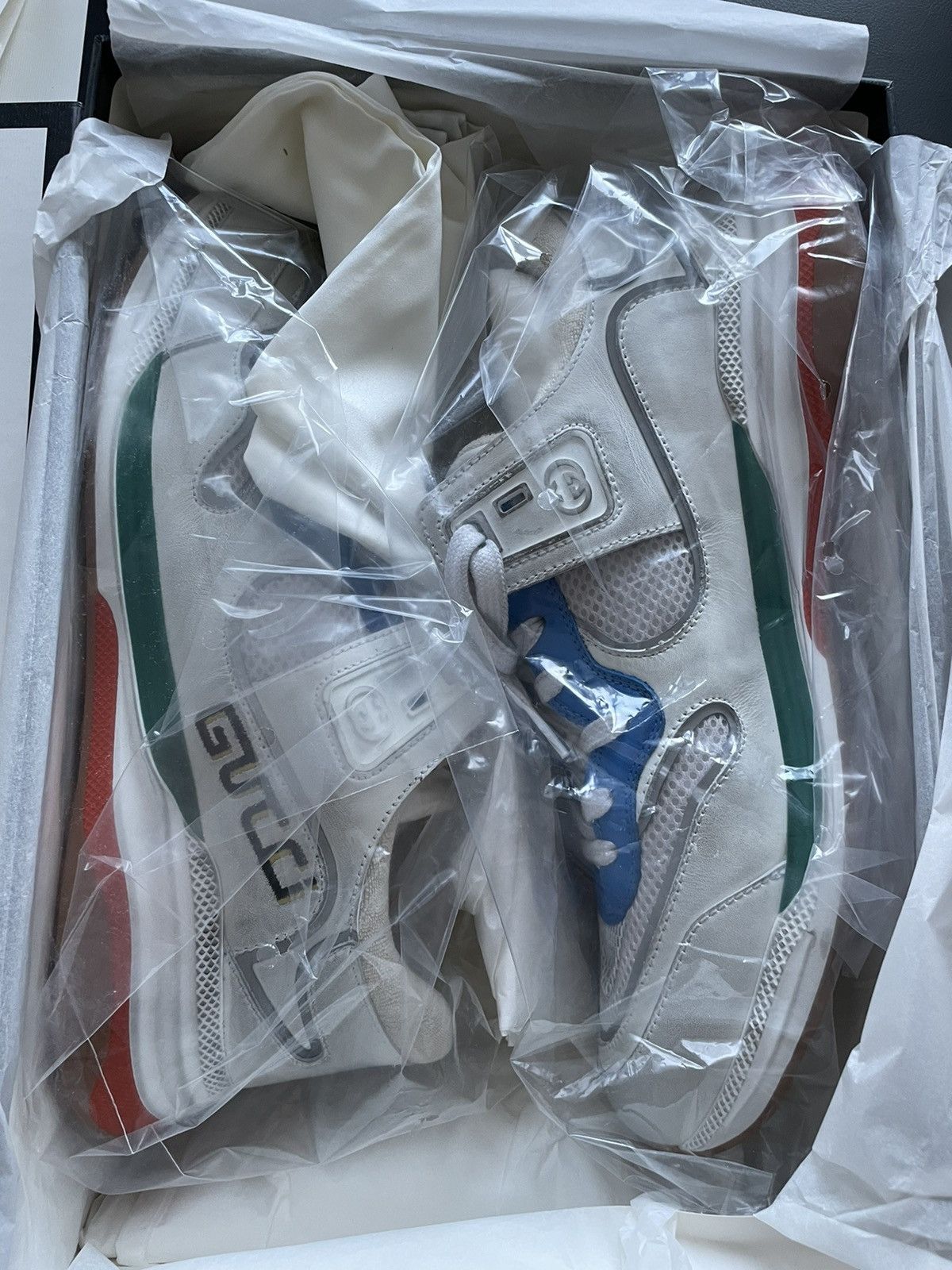 Gucci Runway Limited Edition Gucci Logo Sneakers Limited Edition Size US 11 / EU 44 - 2 Thumbnail