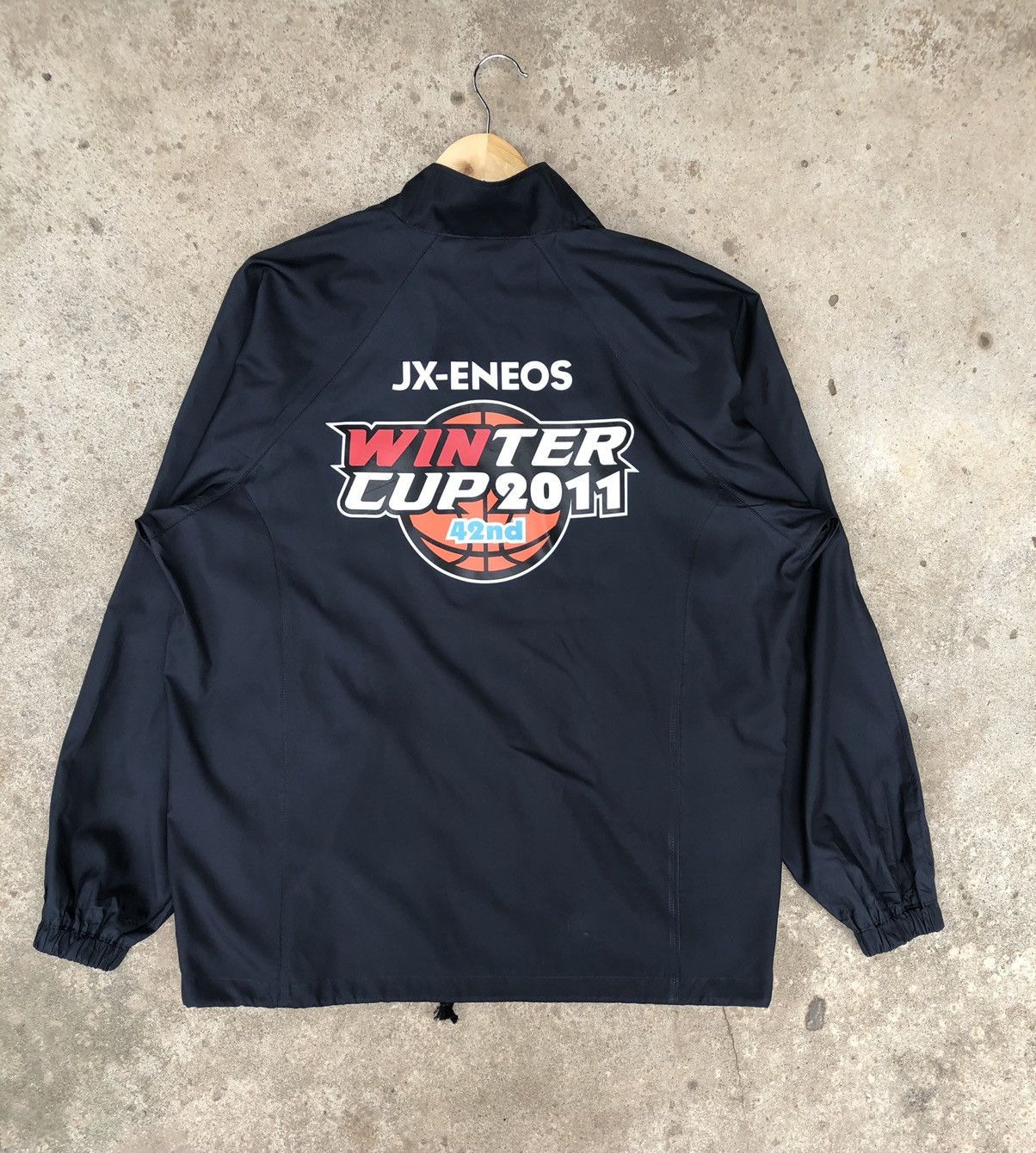 Vintage NIKE windbreaker Winter cup 2011 Size US XL / EU 56 / 4 - 2 Thumbnail