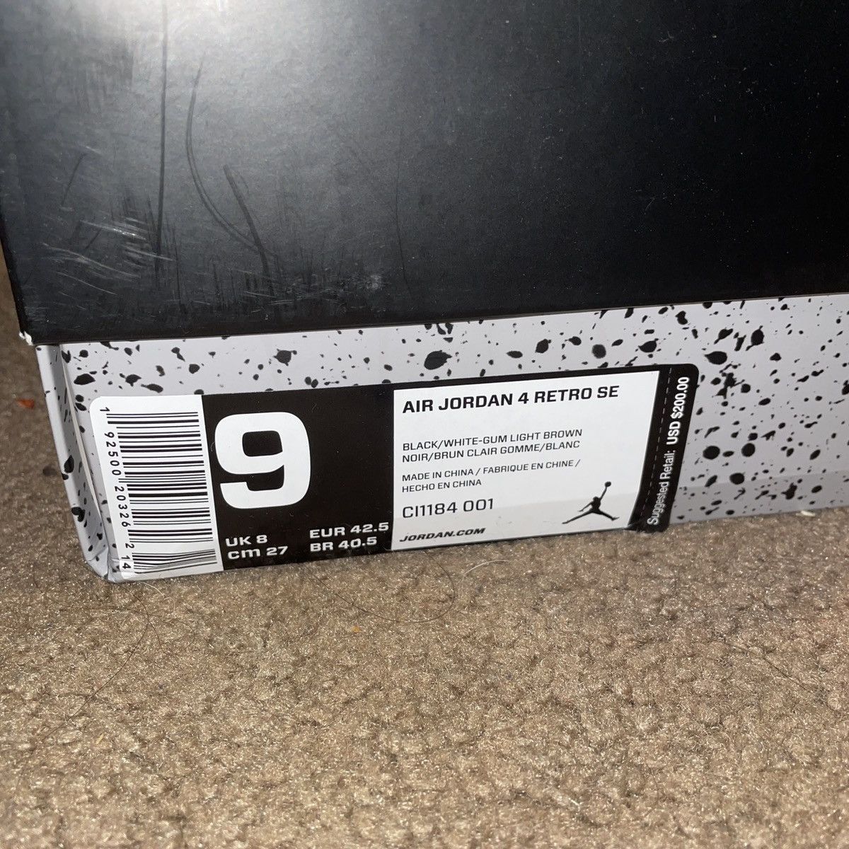 Jordan Brand × Nike Air Jordan 4 Retro Laser - 30th Anniversary 2019 Size US 9 / EU 42 - 6 Thumbnail