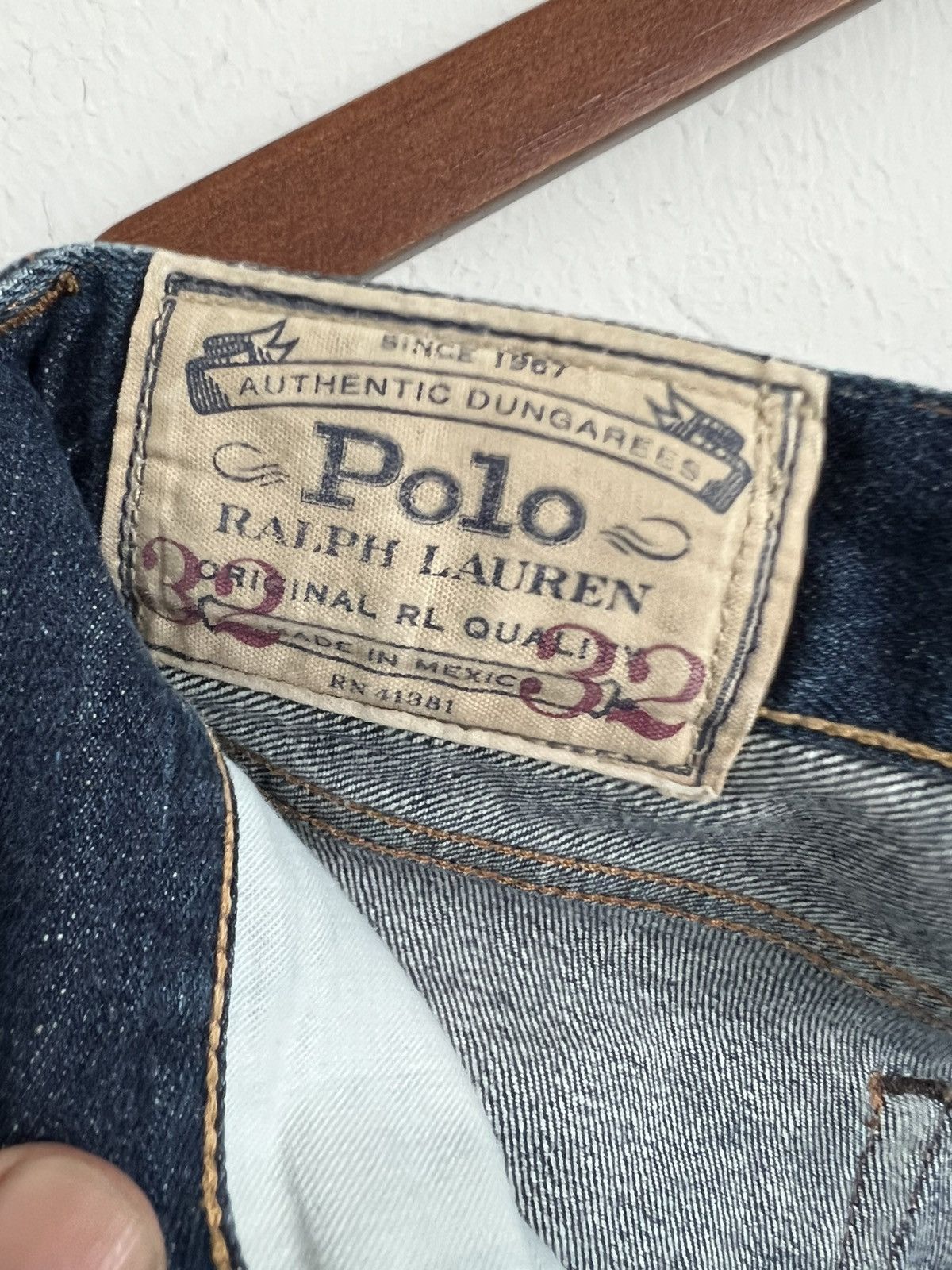 Polo Ralph Lauren Polo Ralph Lauren Distressed Denim Jeans Size US 34 / EU 50 - 9 Thumbnail