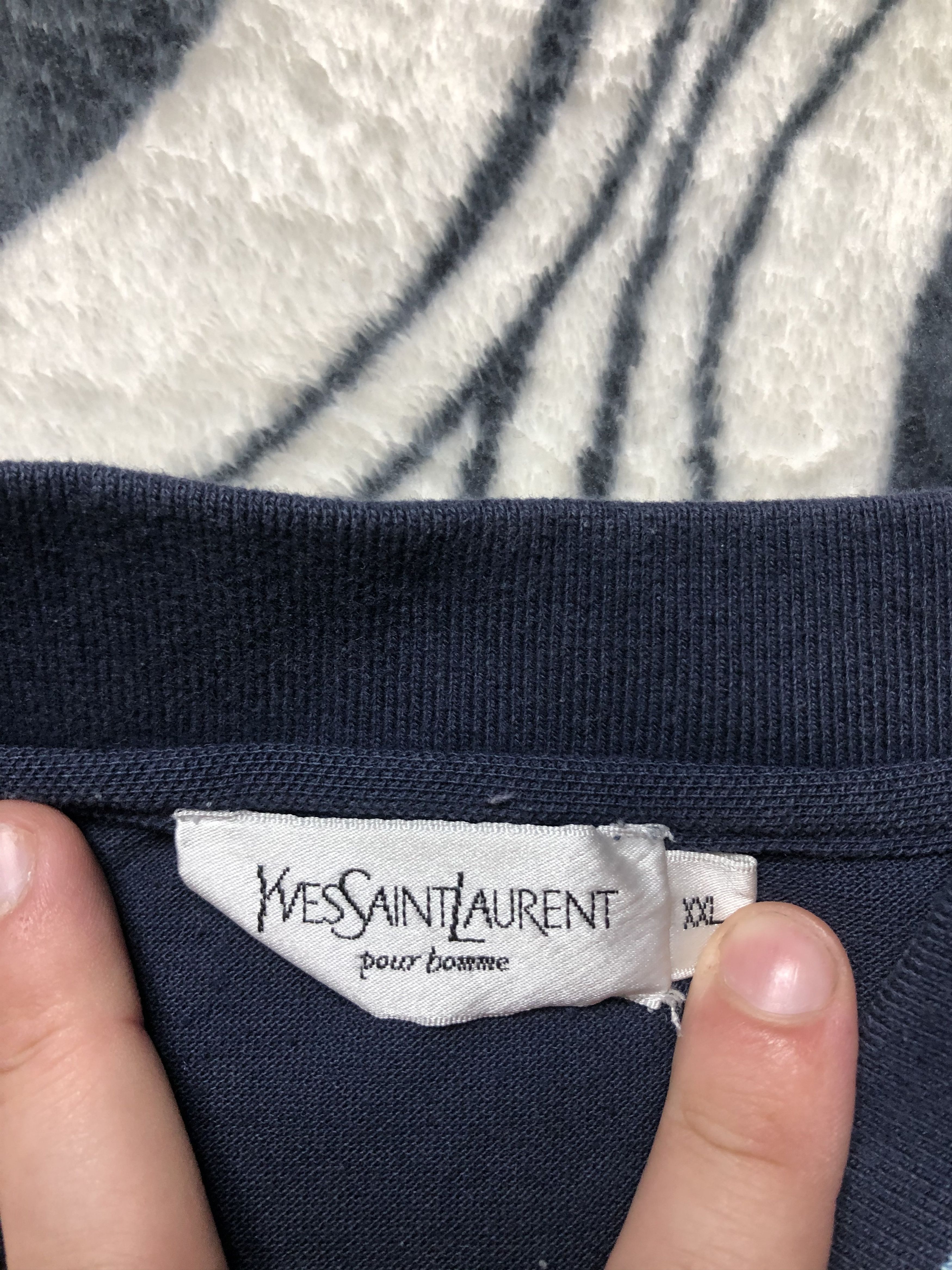 Yves Saint Laurent Yves Saint Laurent YSL Mens Polo Shirt Size US XL / EU 56 / 4 - 3 Thumbnail