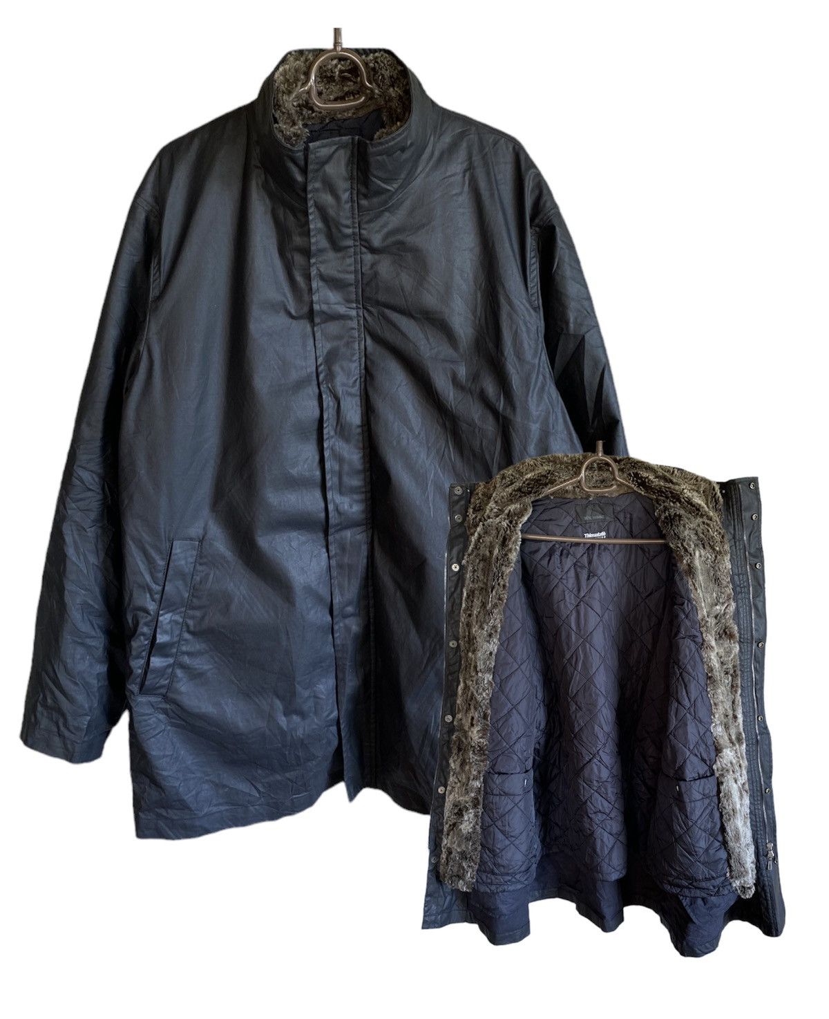 Issey Miyake Tete Homme Thinsulate Barbour Duxbury Jacket Size US L / EU 52-54 / 3 - 1 Thumbnail