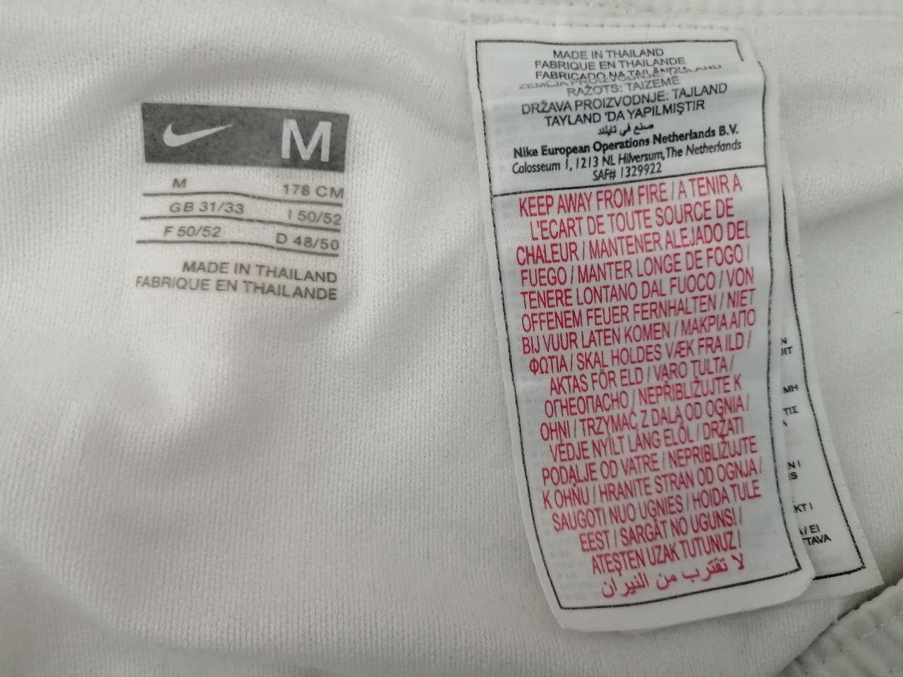 Nike × Vintage NIKE MANCHESTER UNITED 2010 HOME SHORT WHITE Size US 34 / EU 50 - 3 Thumbnail