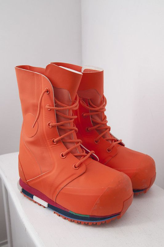 Raf Simons × Sterling Ruby AW14 neon bunny boots Size US 9 / EU 42 - 3 Thumbnail