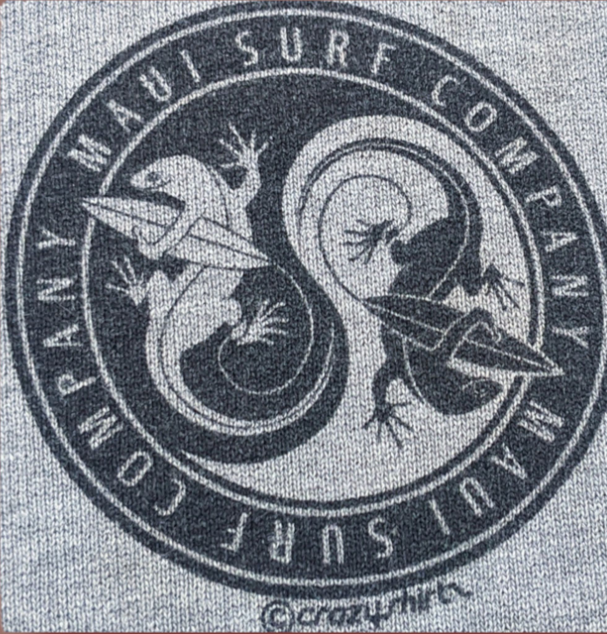 Vintage Vintage 90s Maui Hawaii Surf Big Logo Pullover Hoodie Size US M / EU 48-50 / 2 - 5 Thumbnail