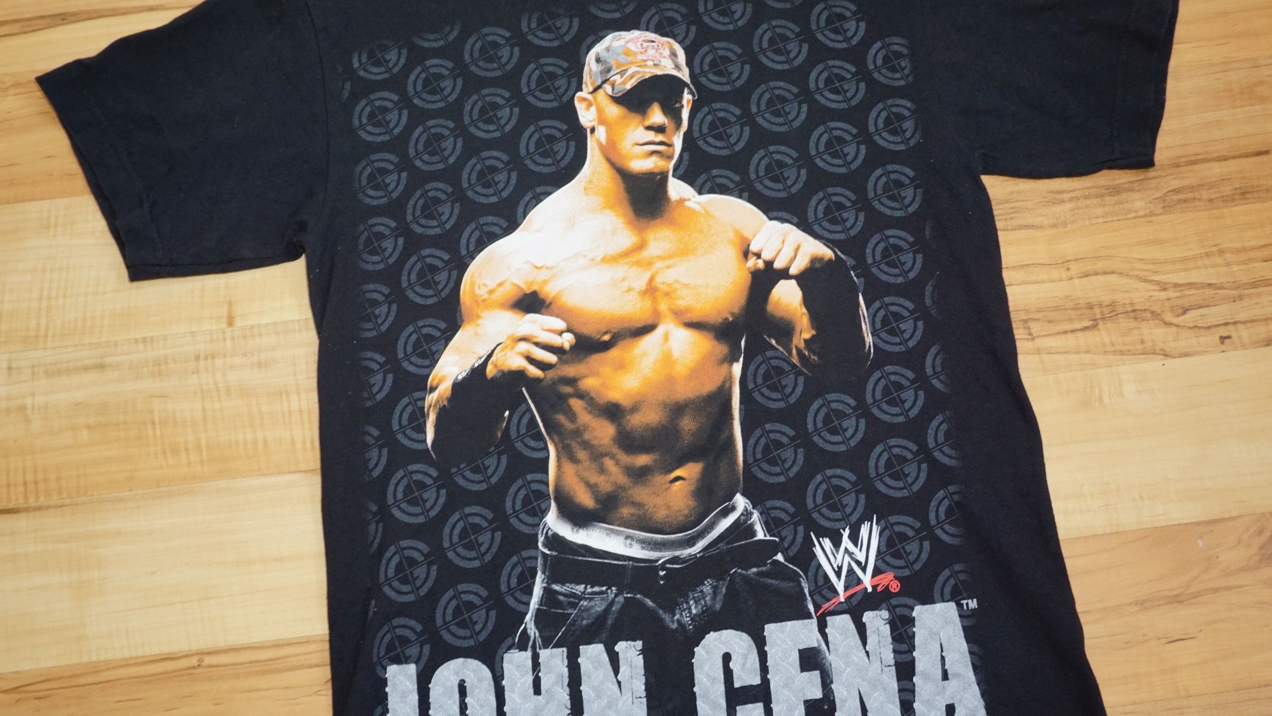 Vintage John Cena 2007 Hustle Loyalty Respect tshirt Size US S / EU 44-46 / 1 - 3 Thumbnail