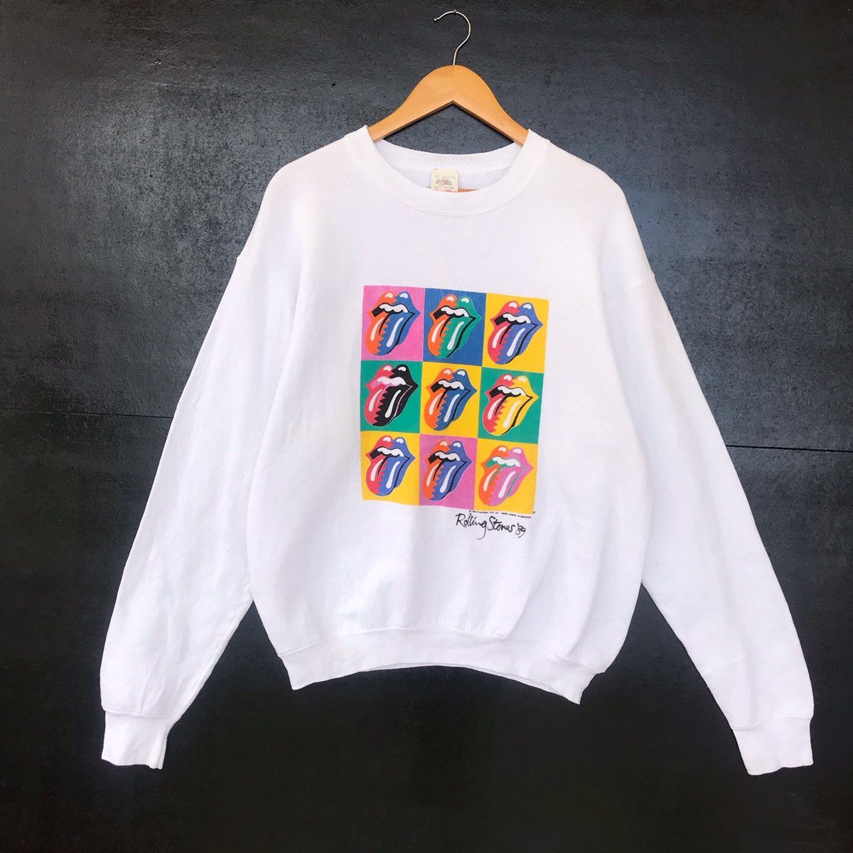 Band Tees × The Rolling Stones × Vintage LAST DROP‼️ Vintage Band Rolling Stones Sweatshirt Size US XL / EU 56 / 4 - 1 Thumbnail