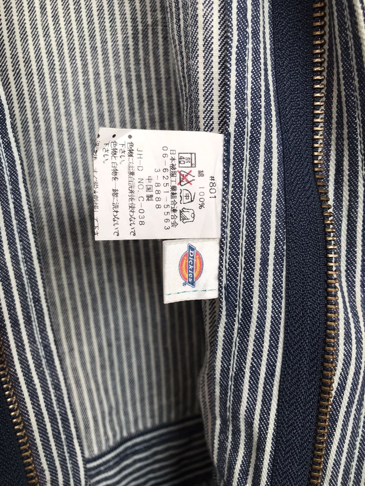 Dickies Vintage Dickies Overall Stripes Size Fit M to L Size US 36 / EU 52 - 7 Thumbnail