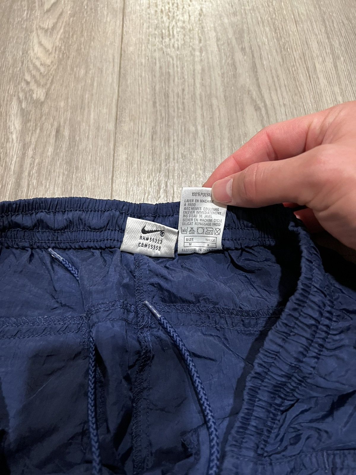 Nike × Vintage Vintage Nike Track Pants Embroidered Joggers Nylon Medium Size US 32 / EU 48 - 6 Thumbnail