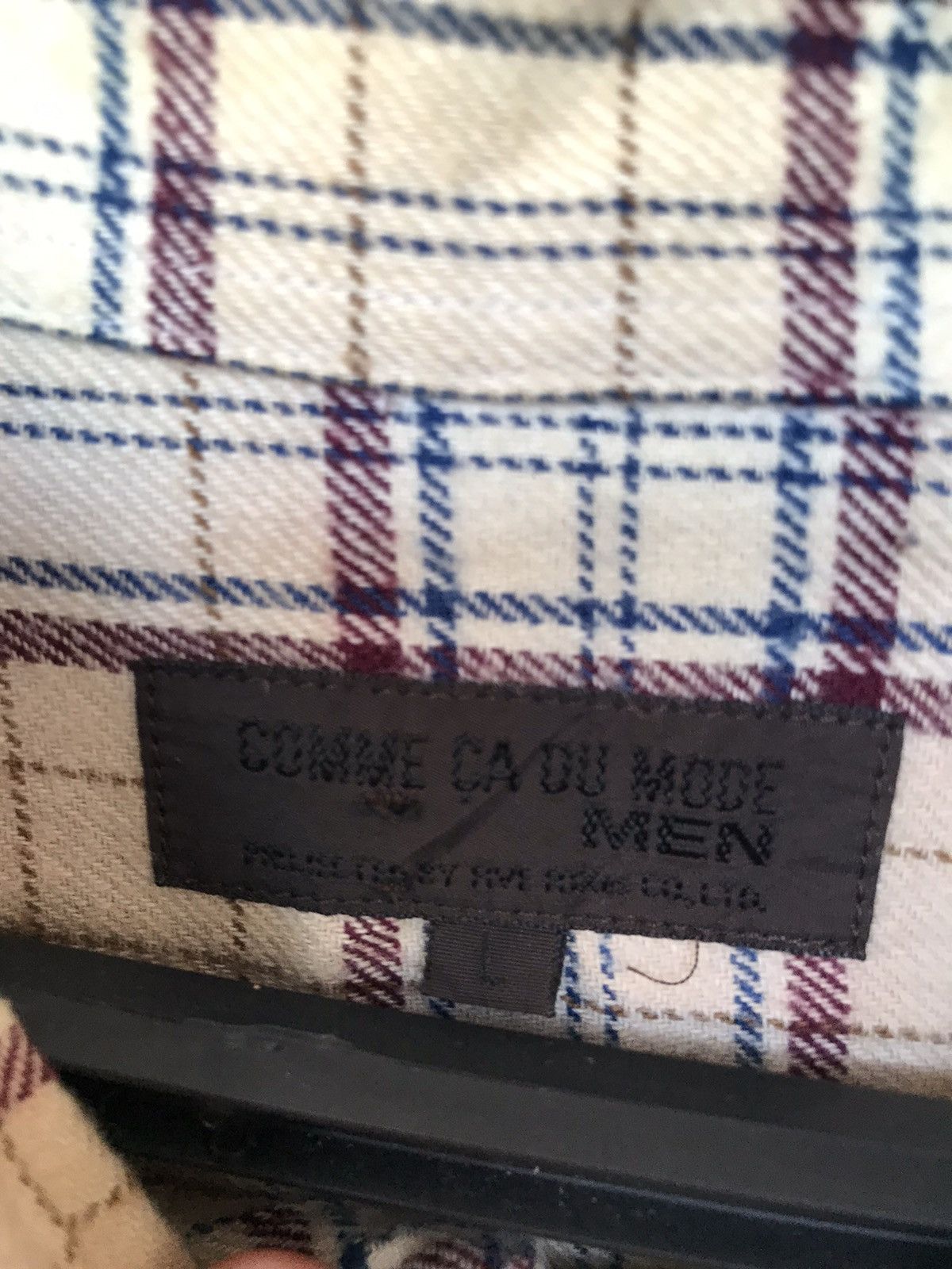 Comme Ca Ism × Flannel × Japanese Brand Vintage Comme Ca Du Mode Long Sleeve Button Up Size US M / EU 48-50 / 2 - 9 Thumbnail
