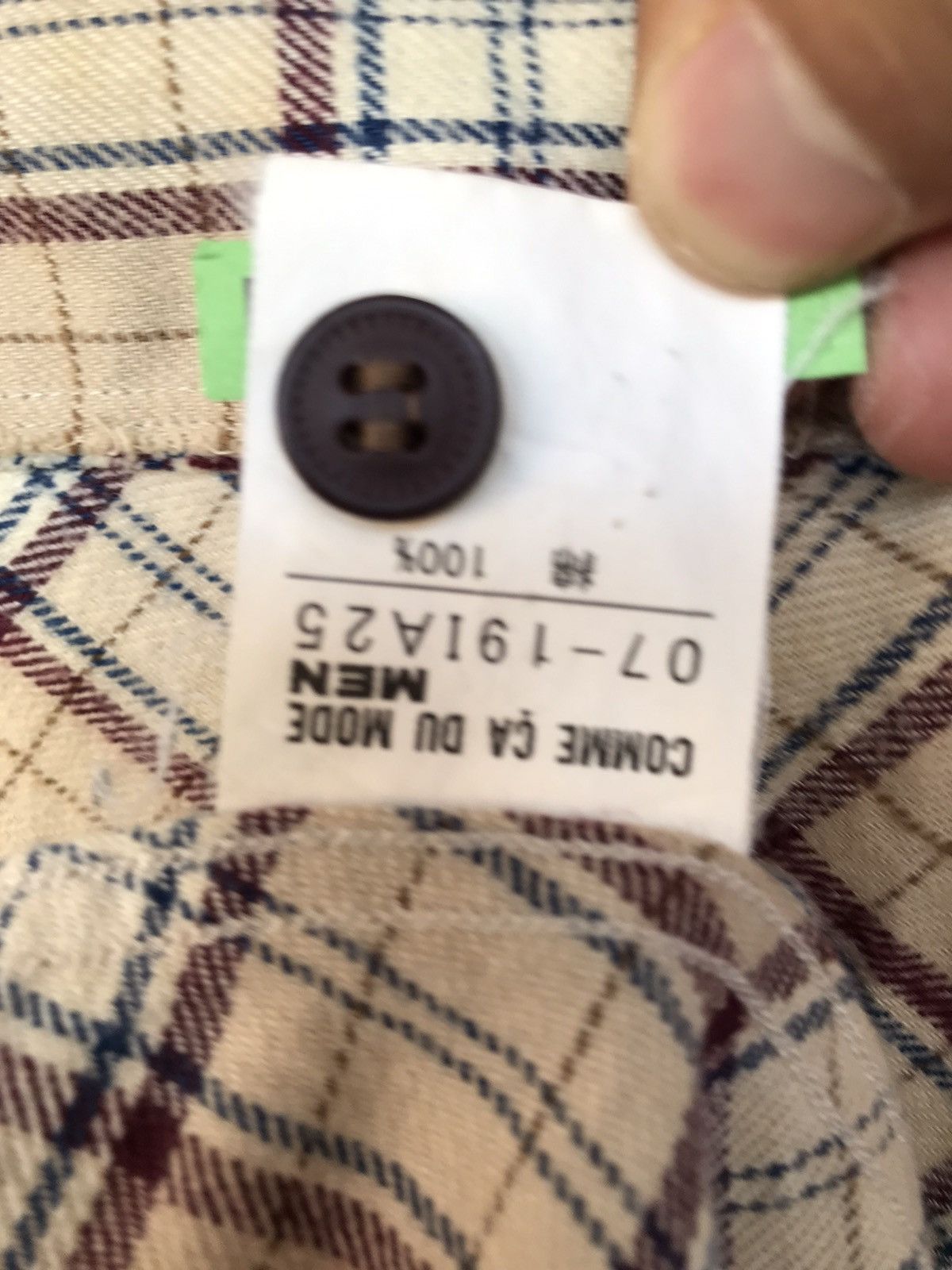 Comme Ca Ism × Flannel × Japanese Brand Vintage Comme Ca Du Mode Long Sleeve Button Up Size US M / EU 48-50 / 2 - 6 Thumbnail