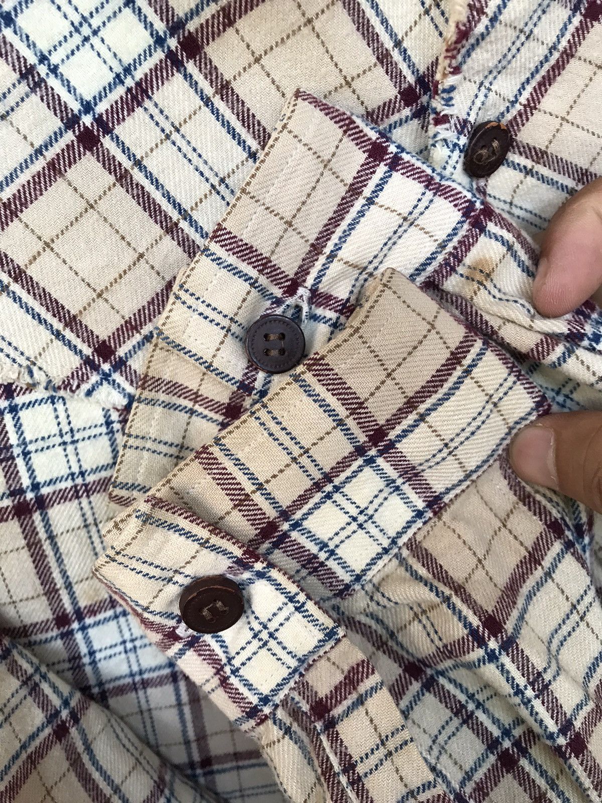 Comme Ca Ism × Flannel × Japanese Brand Vintage Comme Ca Du Mode Long Sleeve Button Up Size US M / EU 48-50 / 2 - 5 Thumbnail