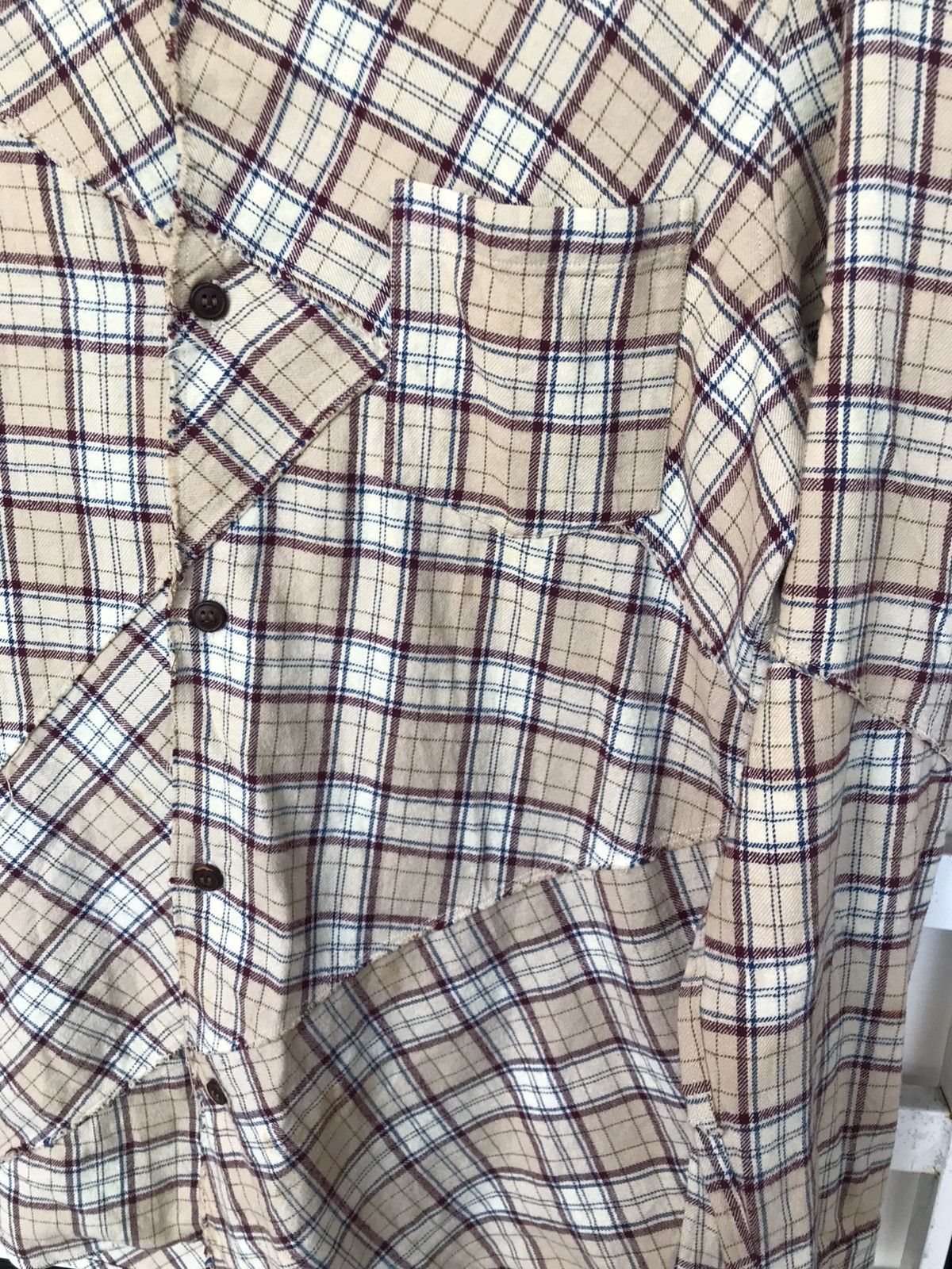 Comme Ca Ism × Flannel × Japanese Brand Vintage Comme Ca Du Mode Long Sleeve Button Up Size US M / EU 48-50 / 2 - 4 Thumbnail