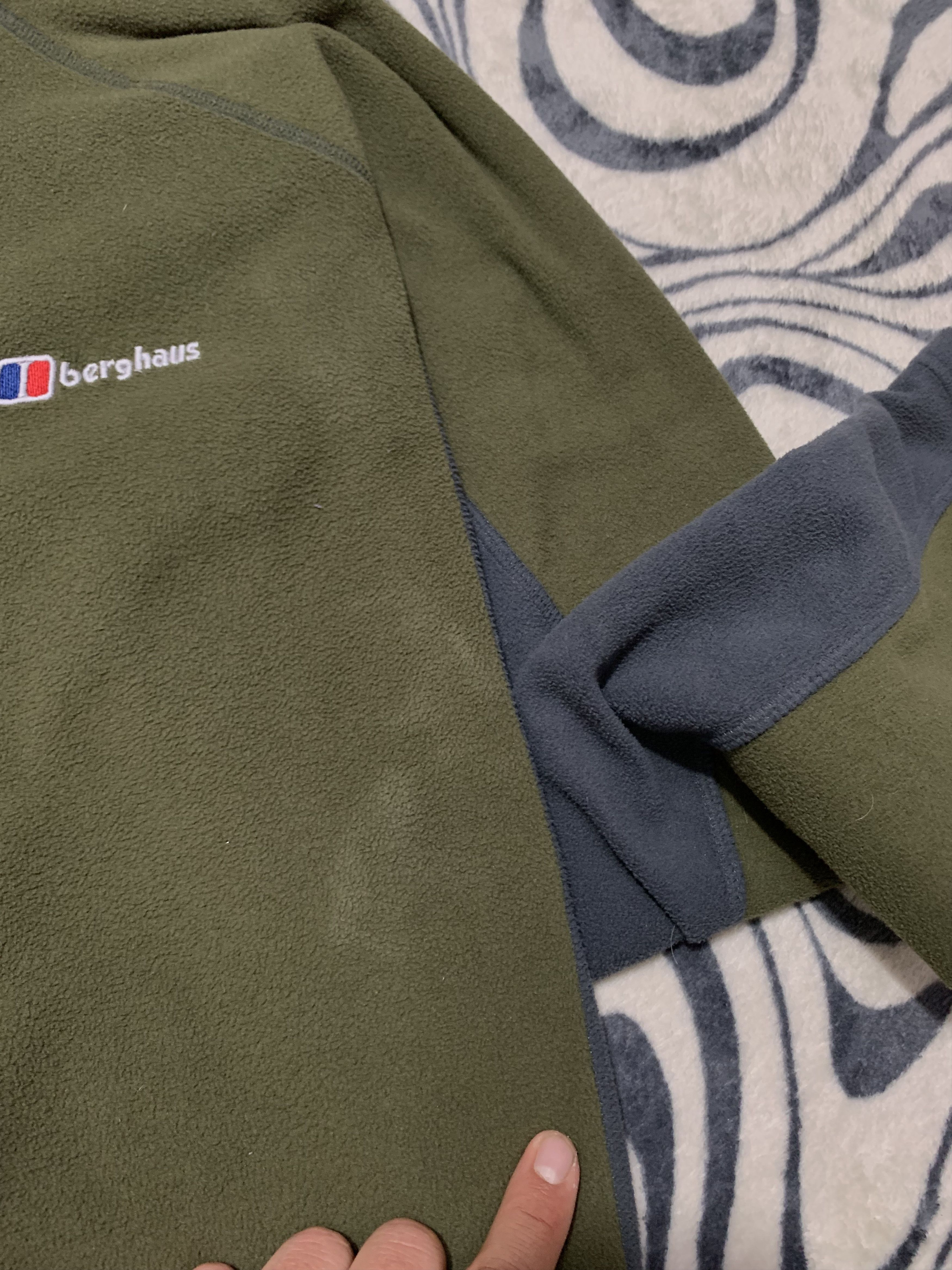 Berghaus Berghaus Mens Quarter Zip Fleece Jacket Size US XL / EU 56 / 4 - 3 Thumbnail