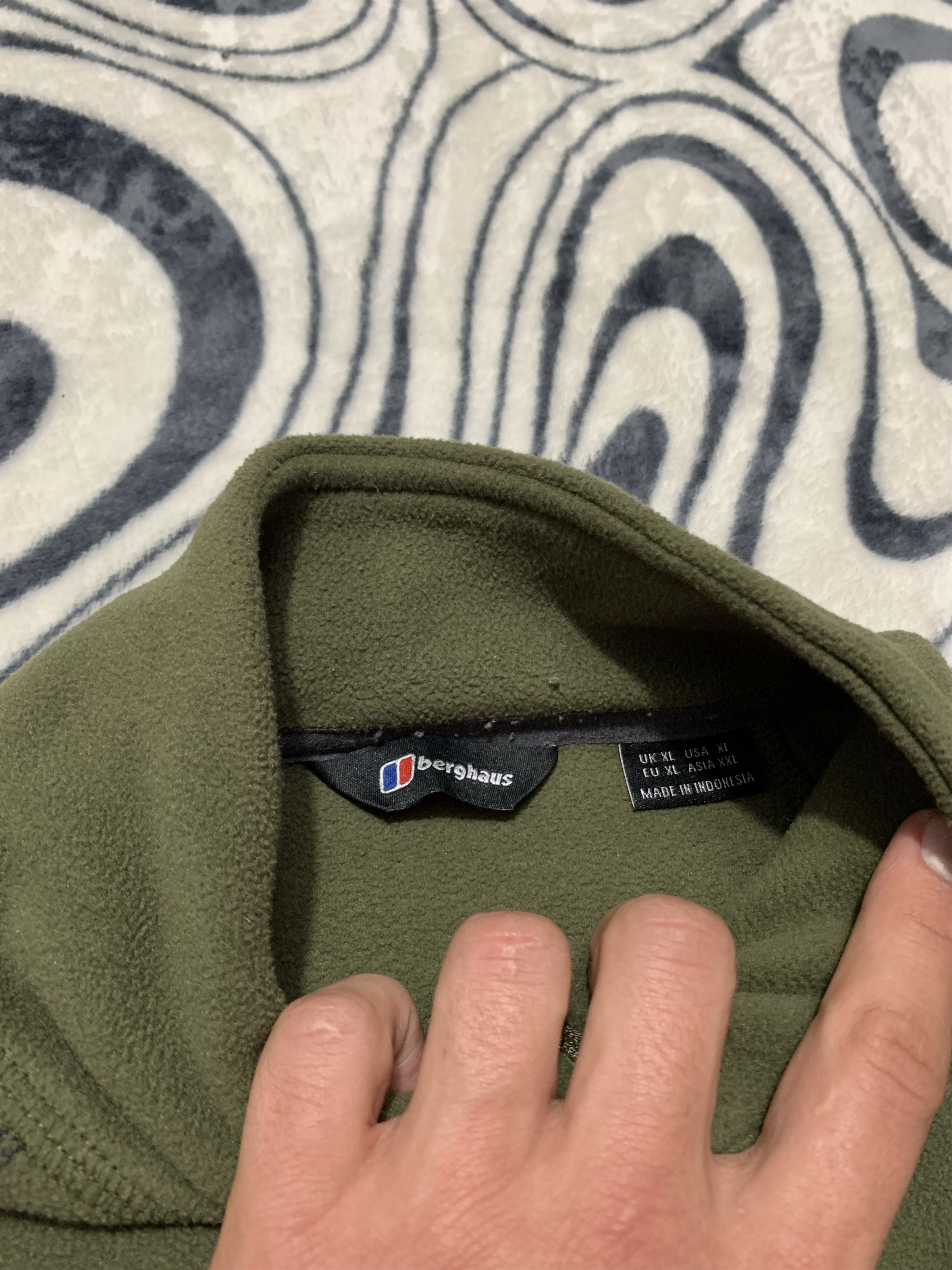 Berghaus Berghaus Mens Quarter Zip Fleece Jacket Size US XL / EU 56 / 4 - 4 Thumbnail
