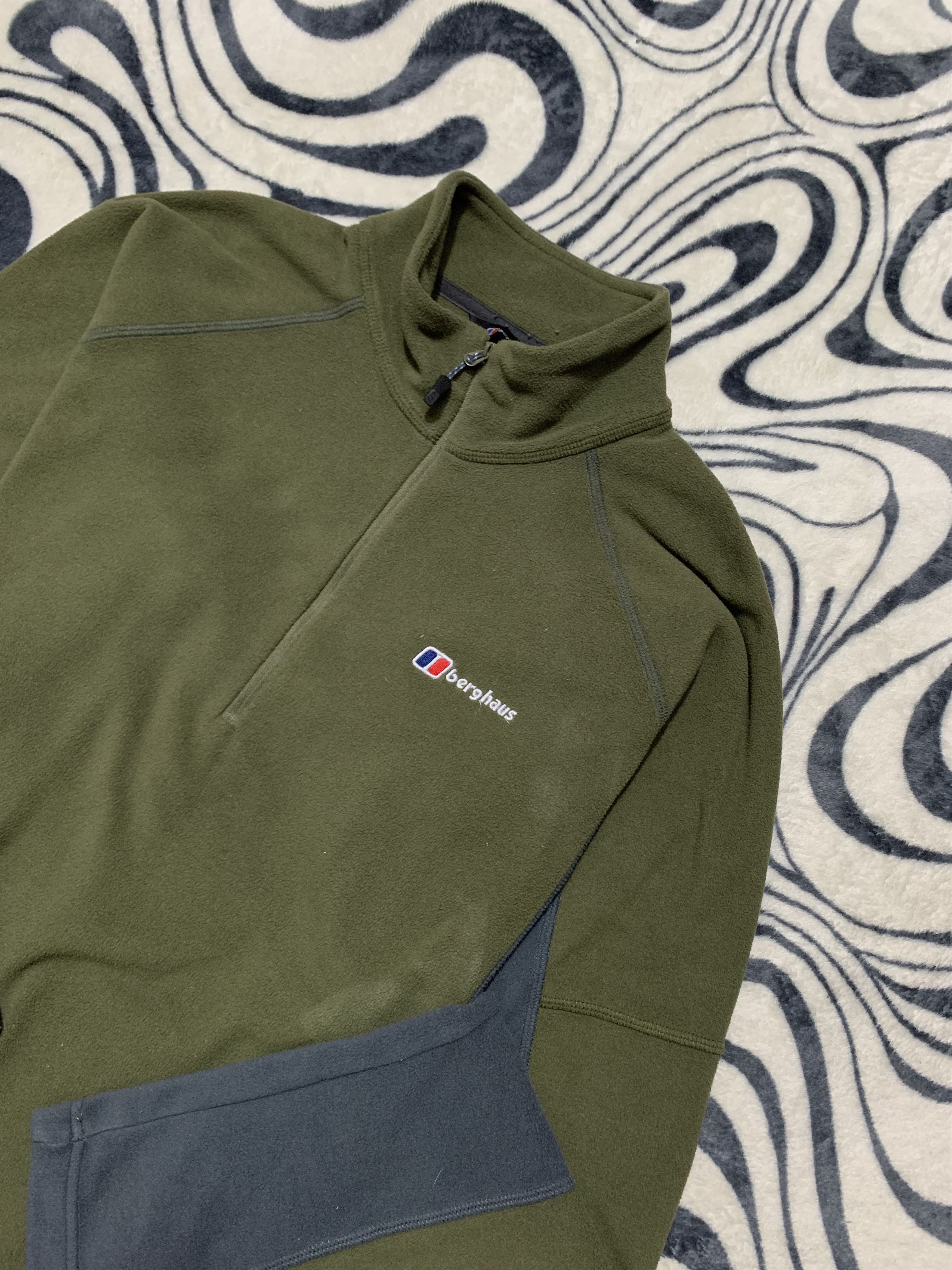 Berghaus Berghaus Mens Quarter Zip Fleece Jacket Size US XL / EU 56 / 4 - 2 Thumbnail