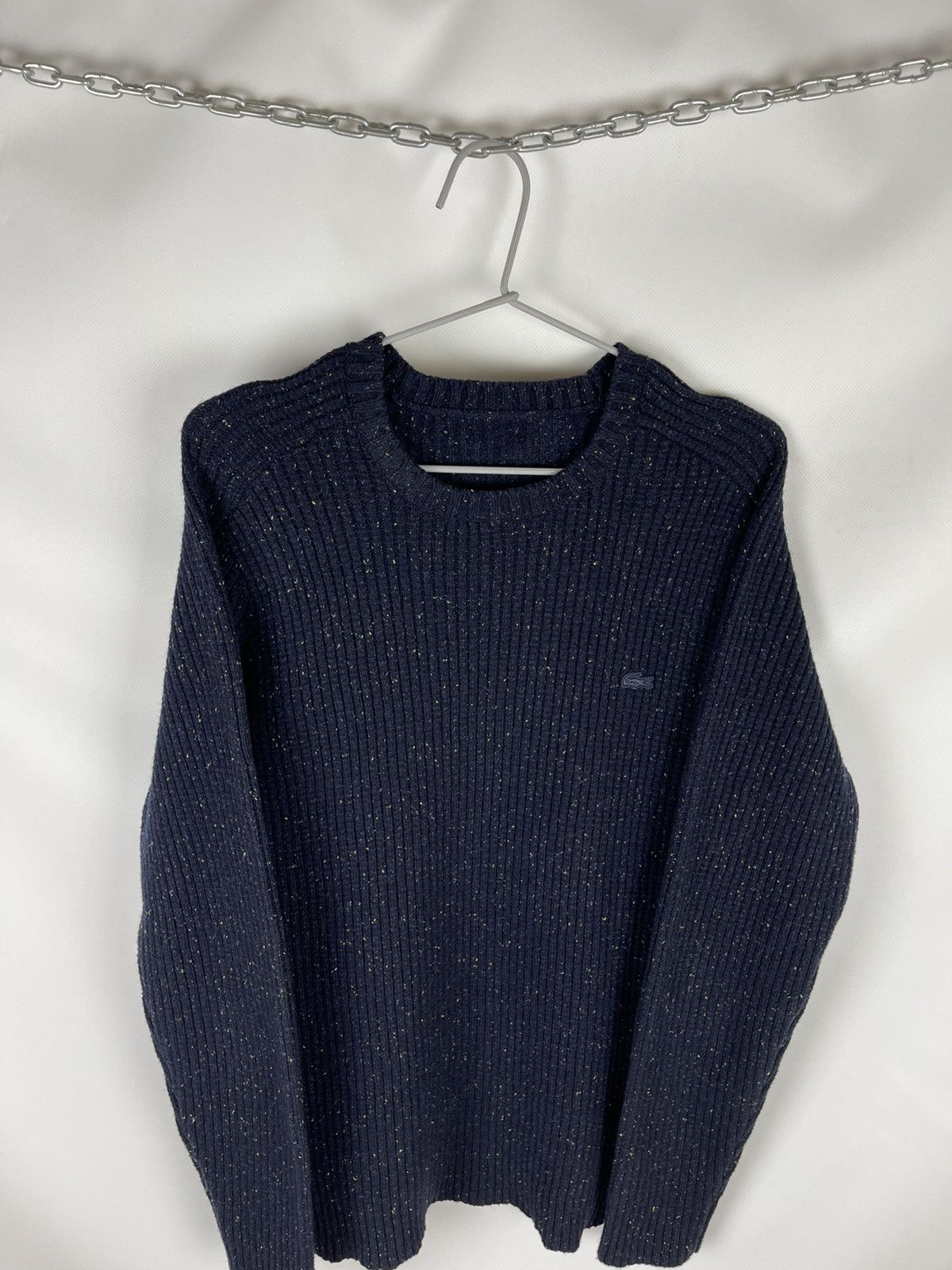 Lacoste Lacoste vintage wool dot pattern knitted sweater Size US M / EU 48-50 / 2 - 3 Thumbnail