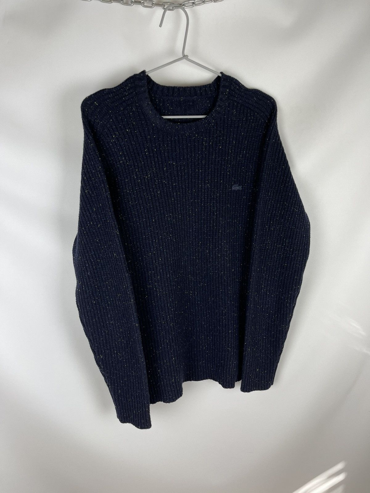 Lacoste Lacoste vintage wool dot pattern knitted sweater Size US M / EU 48-50 / 2 - 4 Thumbnail