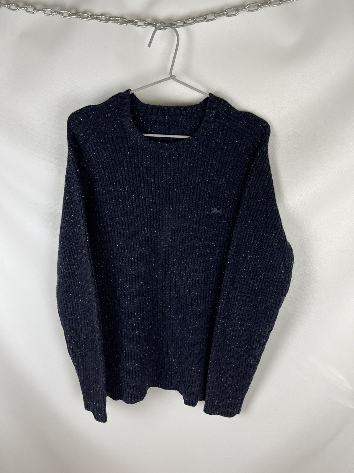 Lacoste Lacoste vintage wool dot pattern knitted sweater Size US M / EU 48-50 / 2 - 2 Thumbnail