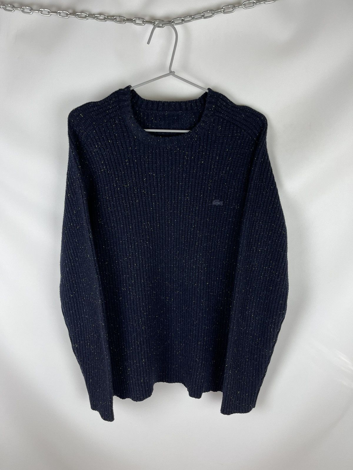 Lacoste Lacoste vintage wool dot pattern knitted sweater Size US M / EU 48-50 / 2 - 1 Thumbnail