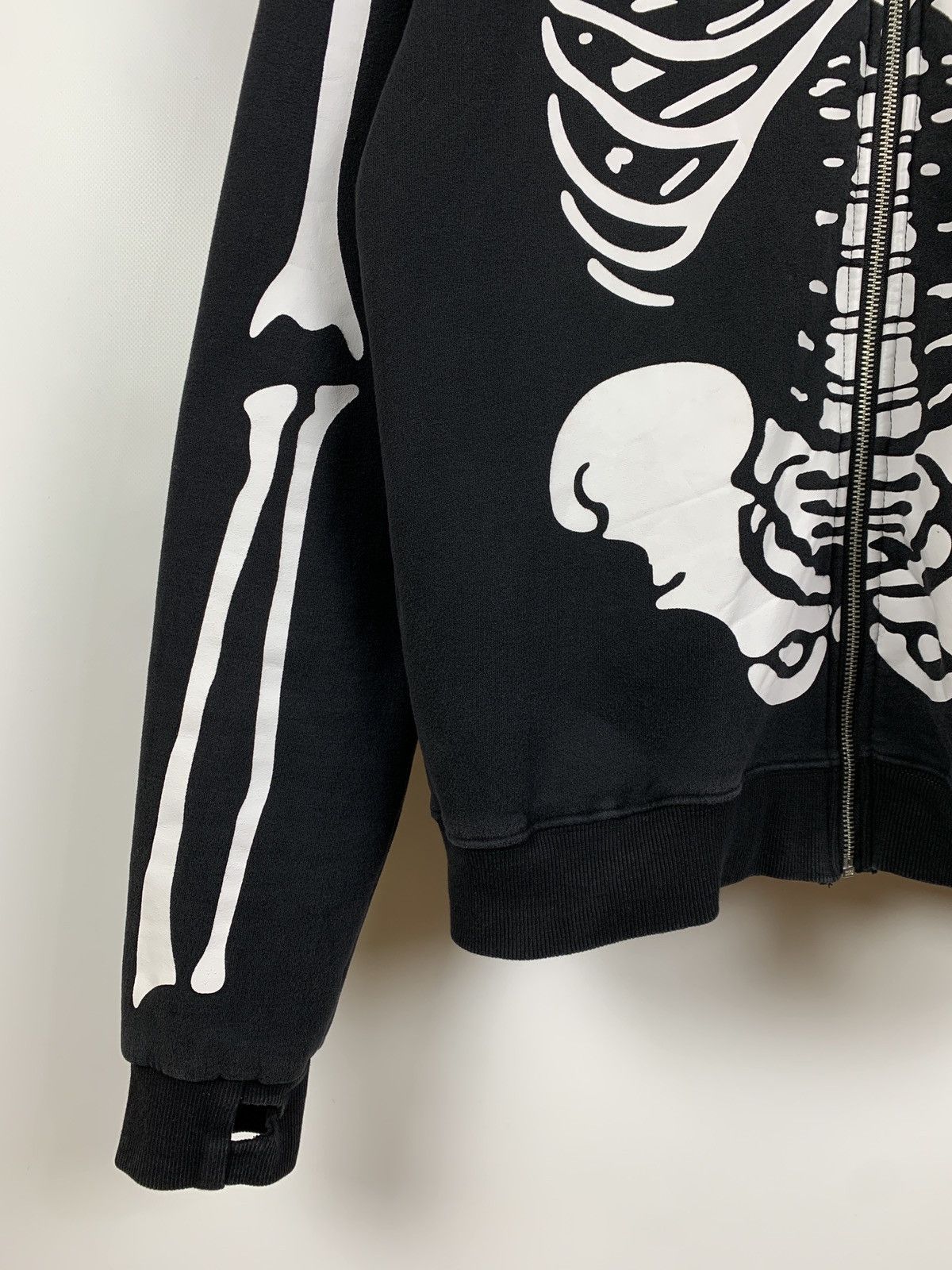 Japanese Brand Vintage Skeleton Zip Up Hoodie Kanye West Style Like LRG Size US M / EU 48-50 / 2 - 13 Thumbnail