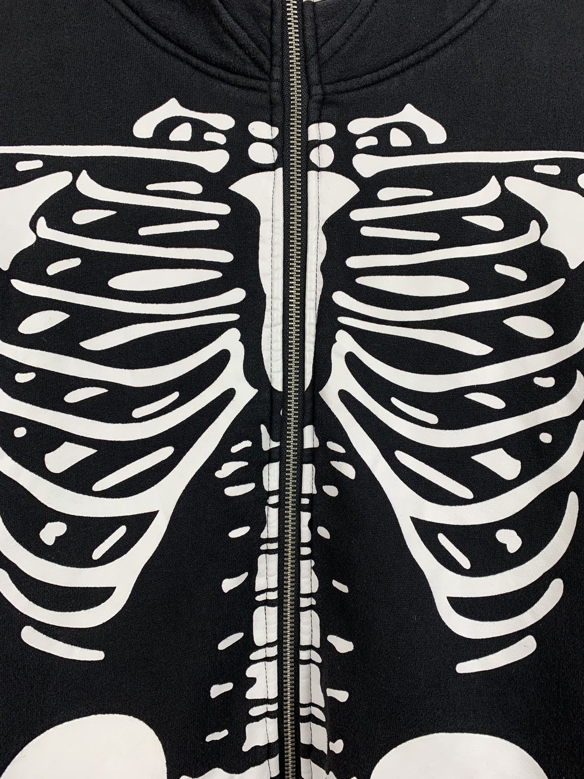 Japanese Brand Vintage Skeleton Zip Up Hoodie Kanye West Style Like LRG Size US M / EU 48-50 / 2 - 14 Thumbnail