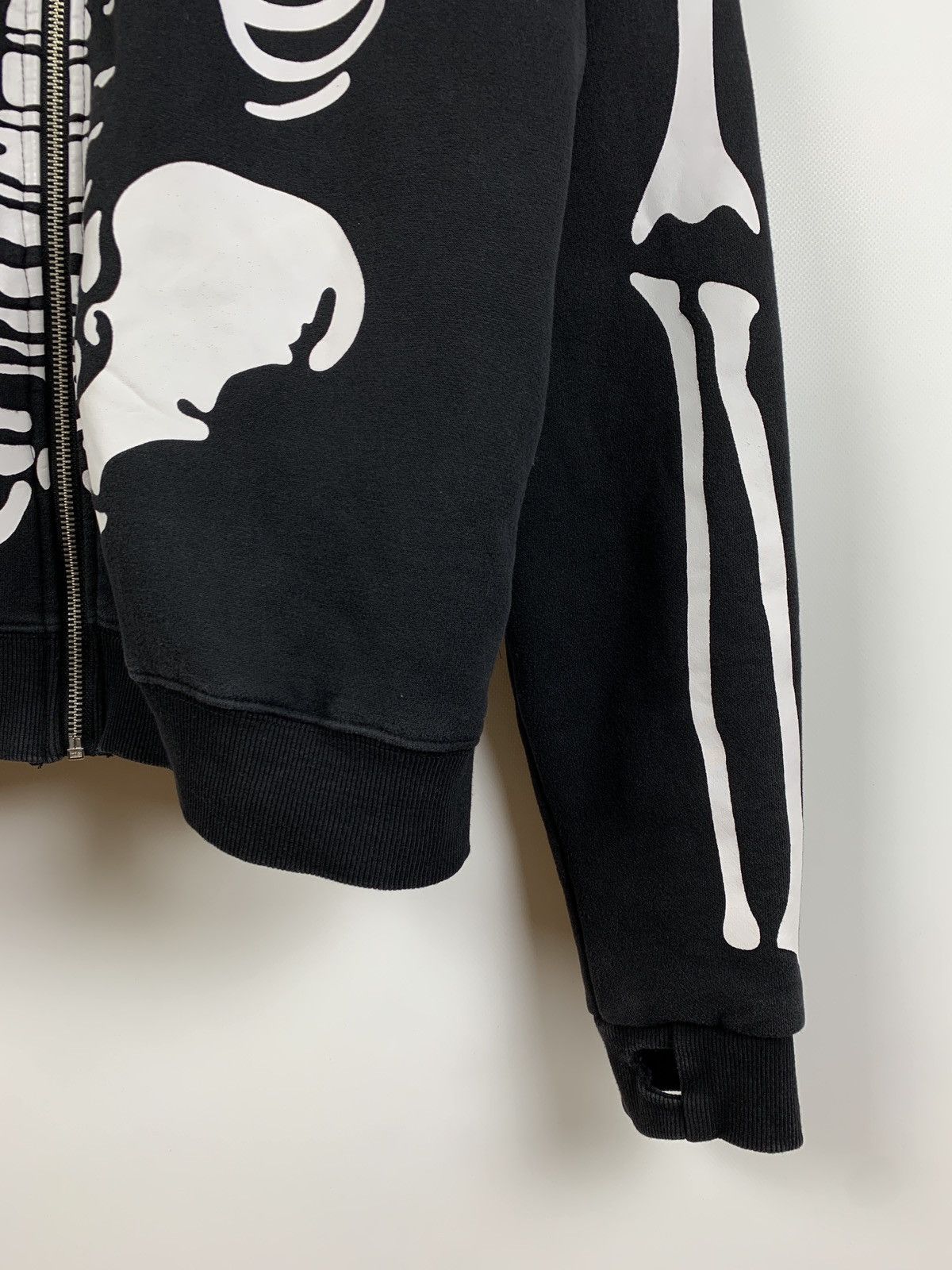 Japanese Brand Vintage Skeleton Zip Up Hoodie Kanye West Style Like LRG Size US M / EU 48-50 / 2 - 16 Thumbnail