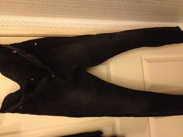 Represent Clo. Black Stone Wash Biker Jeans Size US 29 - 1 Preview