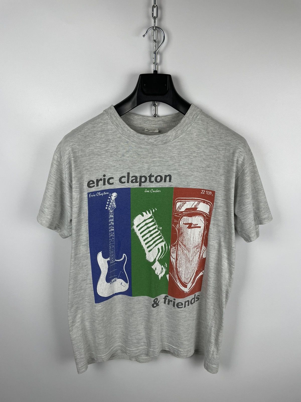 Band Tees × Vintage Vintage 1993 Eric Clapton Joe Cocker ZZ Top Tour Band Tee Size US M / EU 48-50 / 2 - 1 Thumbnail