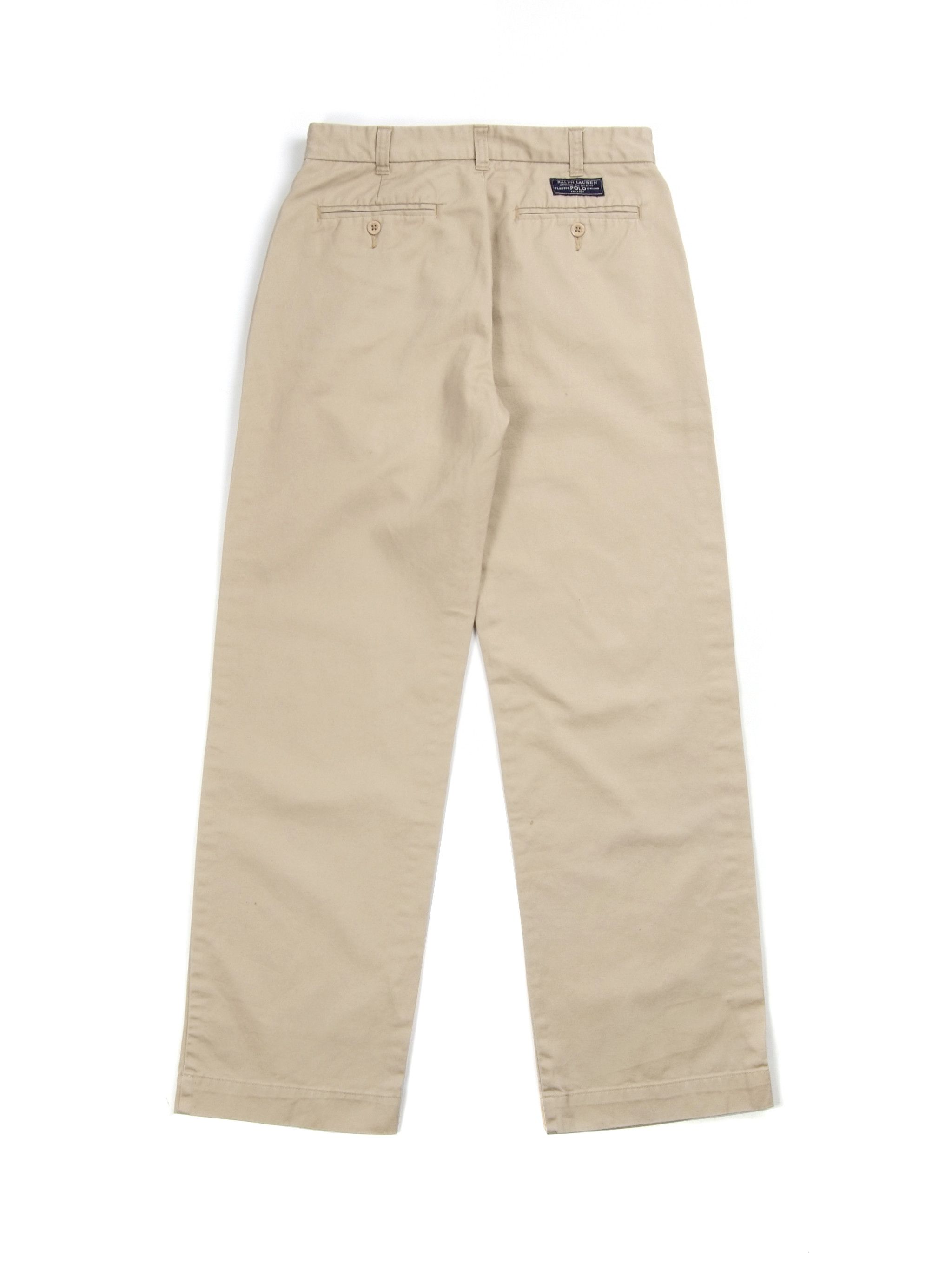 Polo Ralph Lauren × Vintage Vintage Polo Ralph Lauren Beige High Rise Chino Pants (S) Size 27" / US 4 / IT 40 - 2 Thumbnail