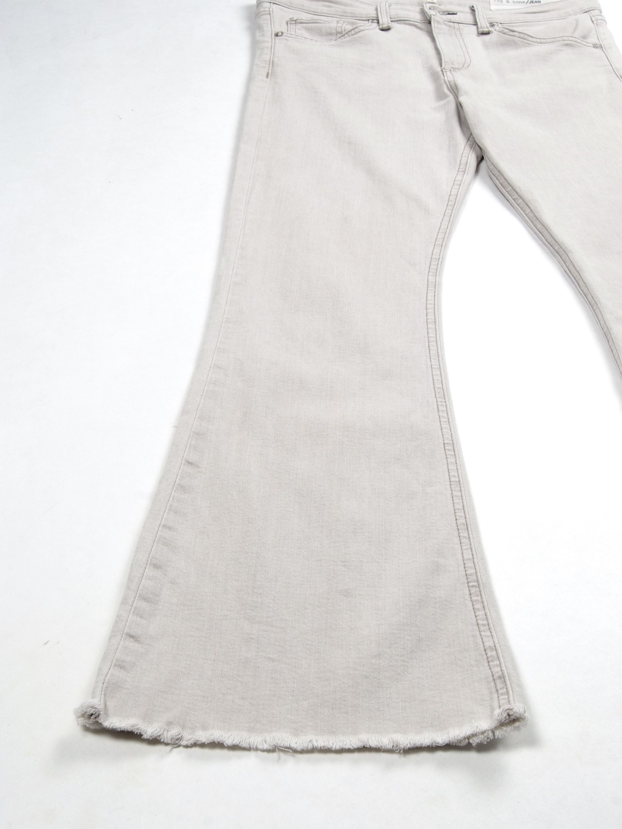 Rag & Bone Rag & Bone Beige Boot Cut Flared Jeans (28) Size 28" / US 6 / IT 42 - 3 Thumbnail