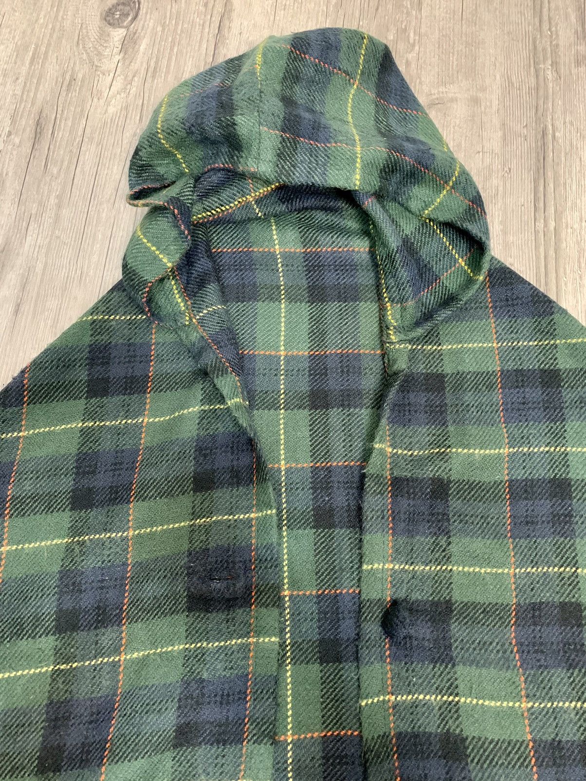Vintage Green Plaid poncho Size US M / EU 48-50 / 2 - 6 Thumbnail
