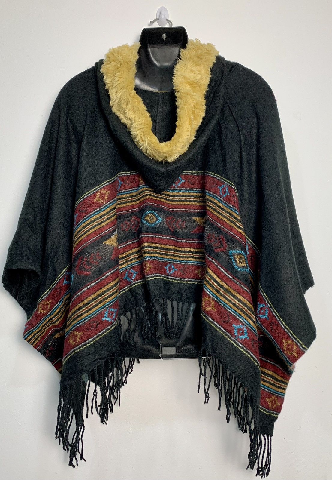 Vintage Poncho Zapotec Design Size US M / EU 48-50 / 2 - 2 Thumbnail