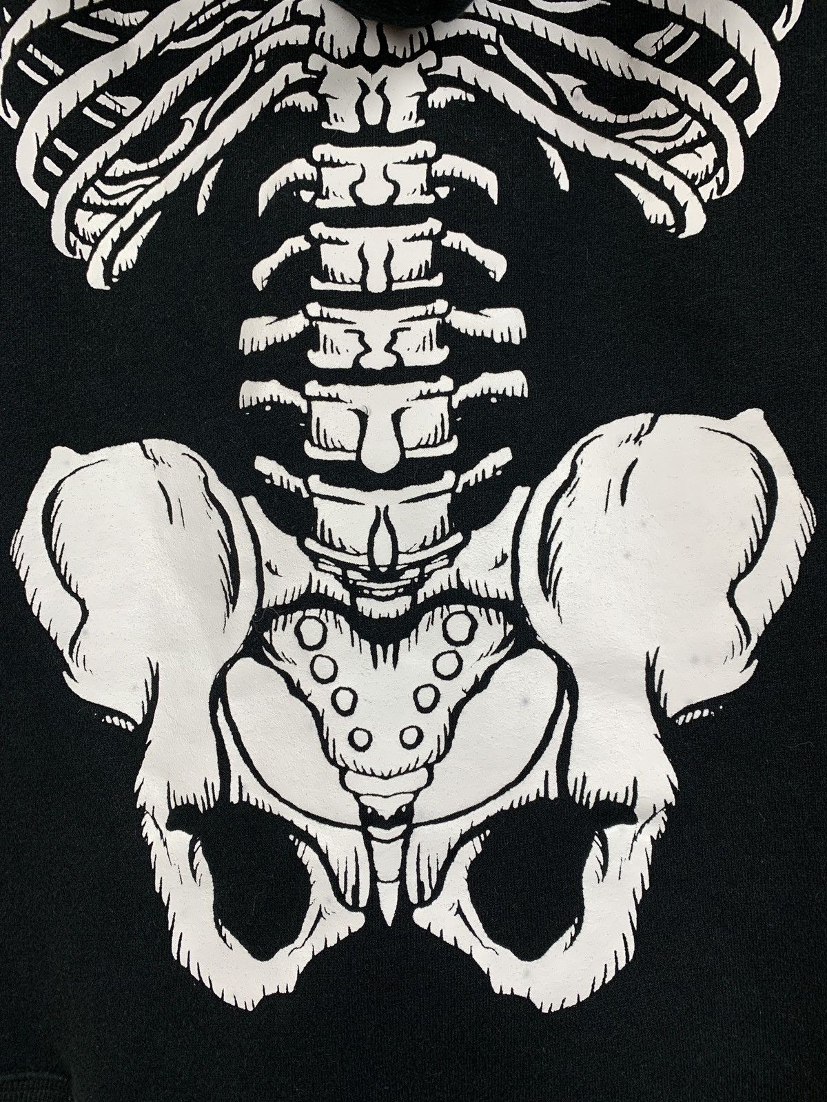 Japanese Brand Vintage Skeleton Zip Up Hoodie Kanye West Style Like LRG Size US S / EU 44-46 / 1 - 23 Thumbnail