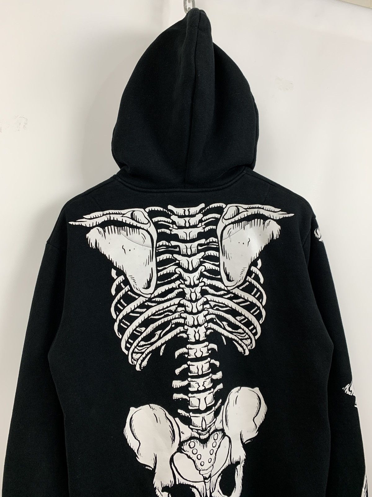 Japanese Brand Vintage Skeleton Zip Up Hoodie Kanye West Style Like LRG Size US S / EU 44-46 / 1 - 13 Thumbnail