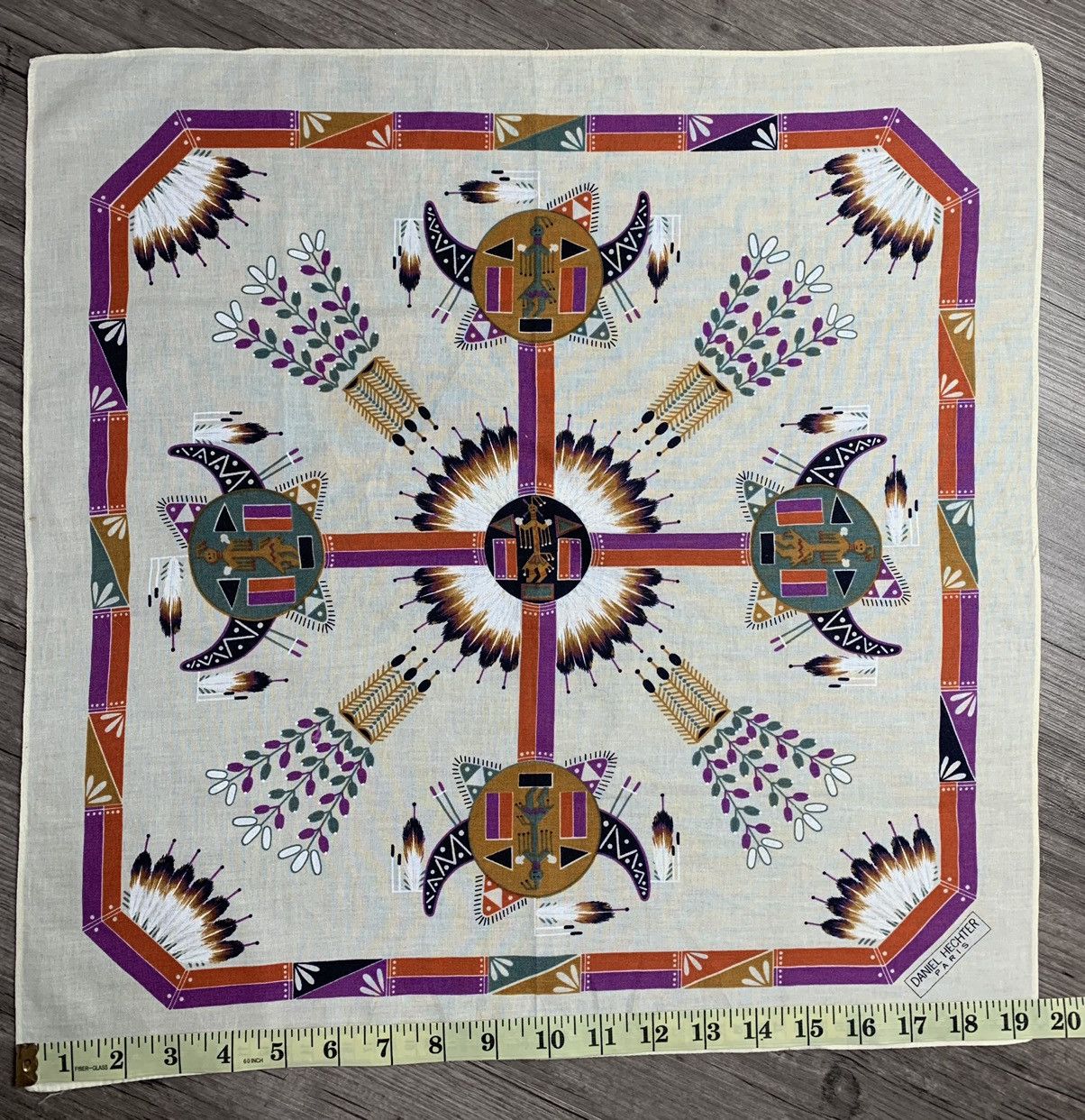 Daniel Hechter DANIEL HECHTER HANDKERCHIEF BANDANA NECKERCHIEF Size ONE SIZE - 5 Thumbnail