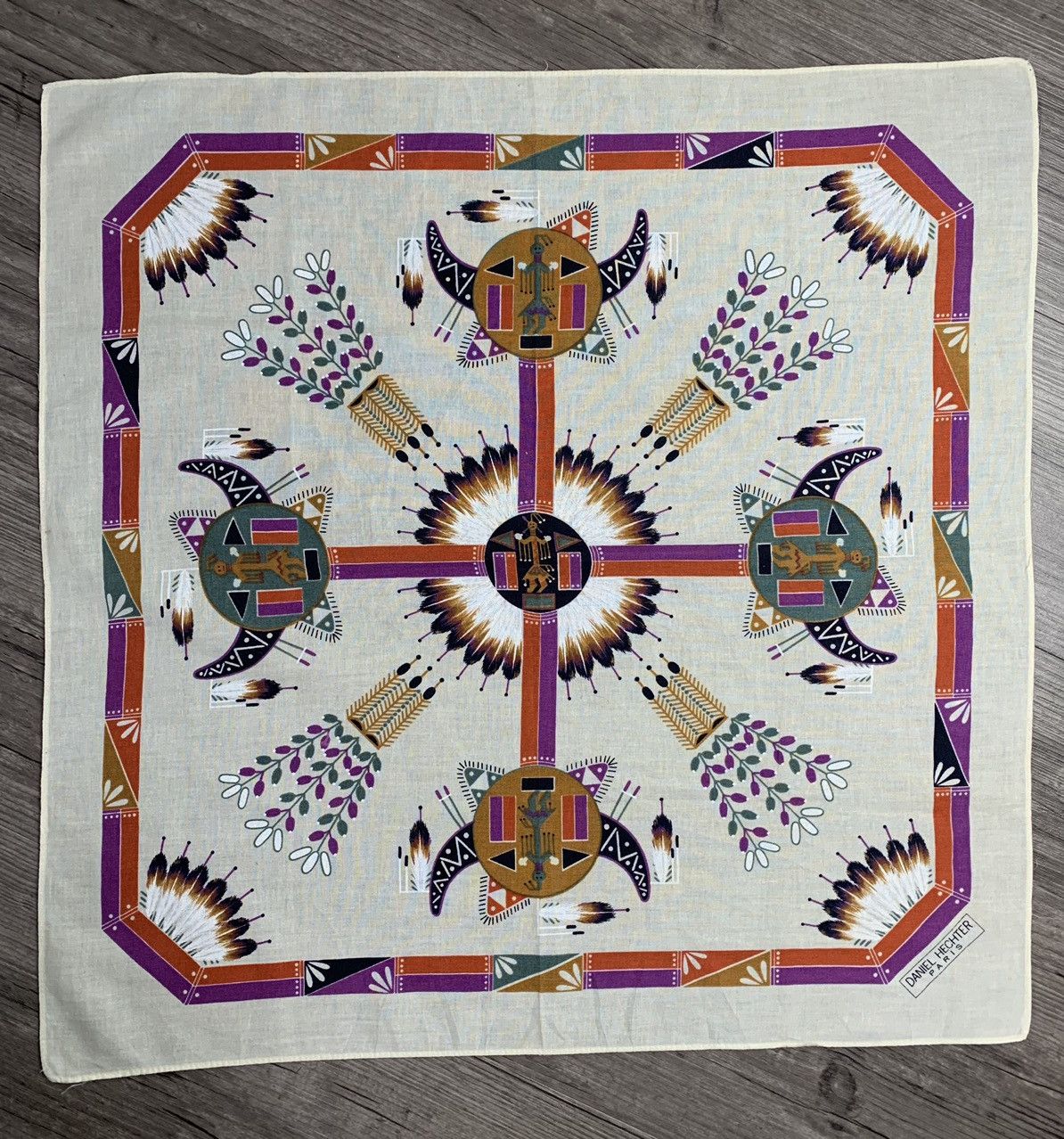 Daniel Hechter DANIEL HECHTER HANDKERCHIEF BANDANA NECKERCHIEF Size ONE SIZE - 2 Thumbnail